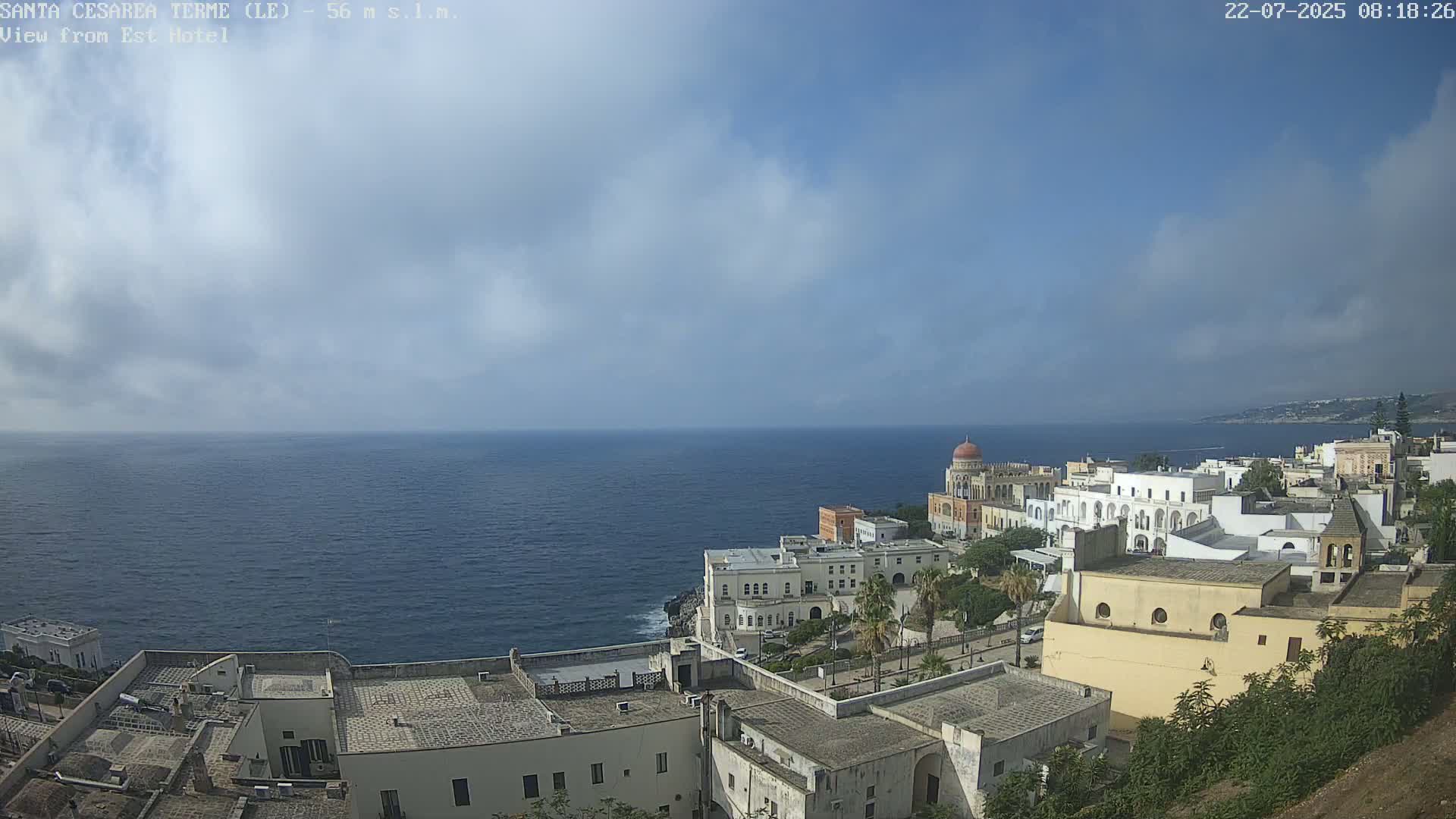 Santa Cesarea Terme, Strait of Otranto Live Cam - Lecce, Apulia, Italy