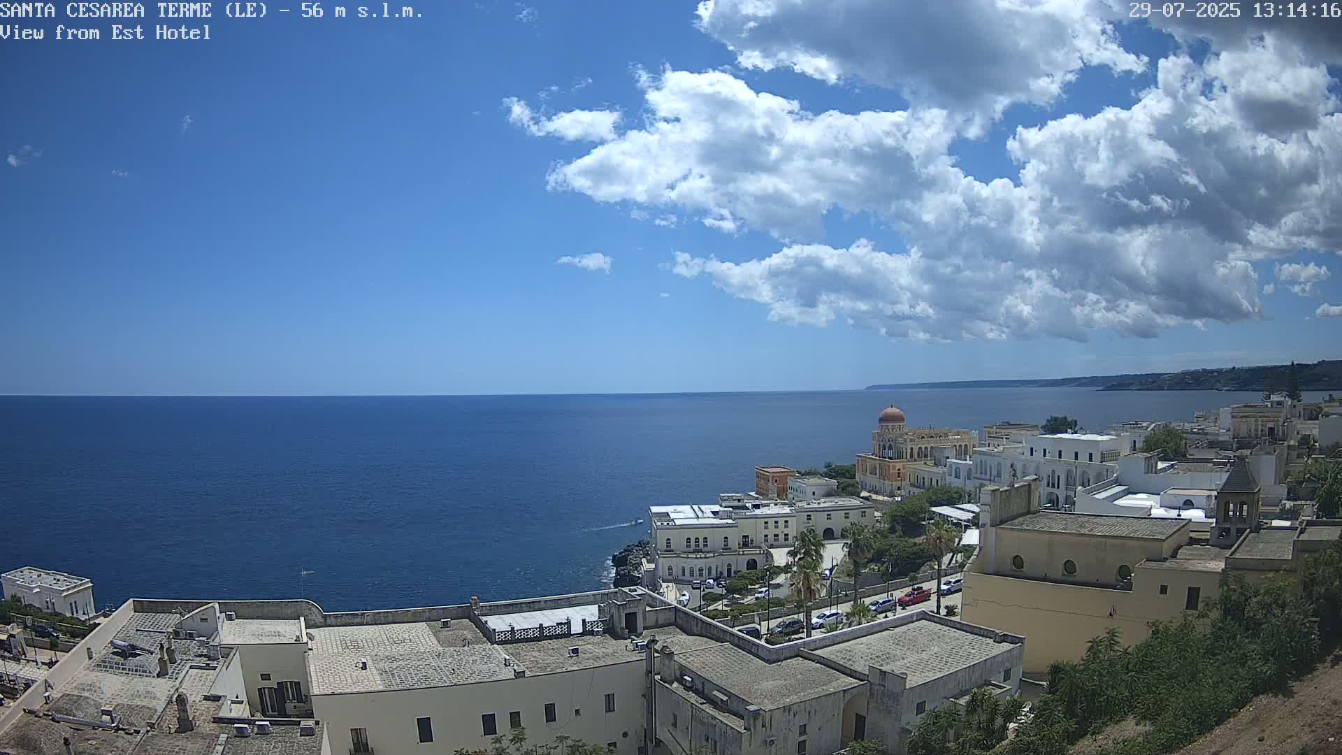 Santa Cesarea Terme, Strait of Otranto Live Cam - Lecce, Apulia, Italy