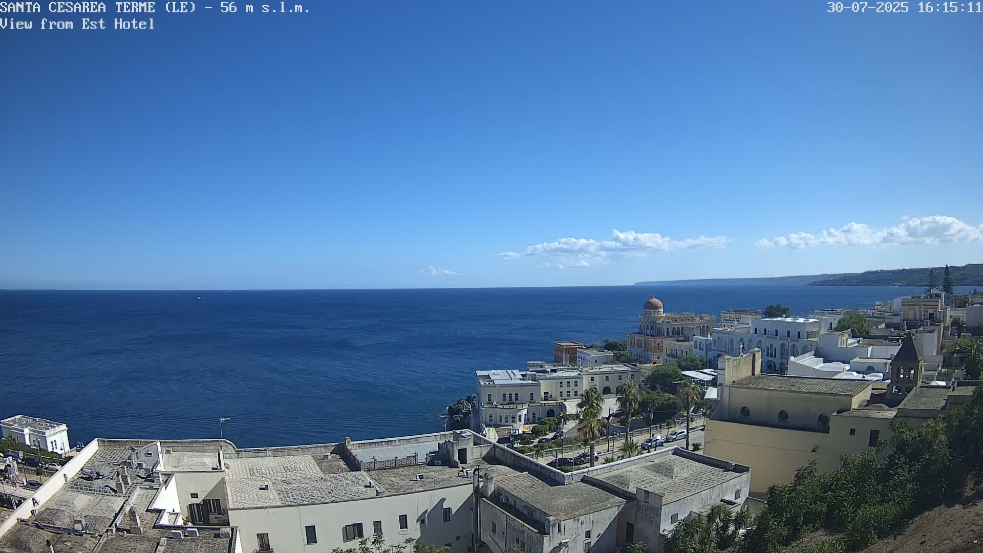 Santa Cesarea Terme, Strait of Otranto Live Cam - Lecce, Apulia, Italy