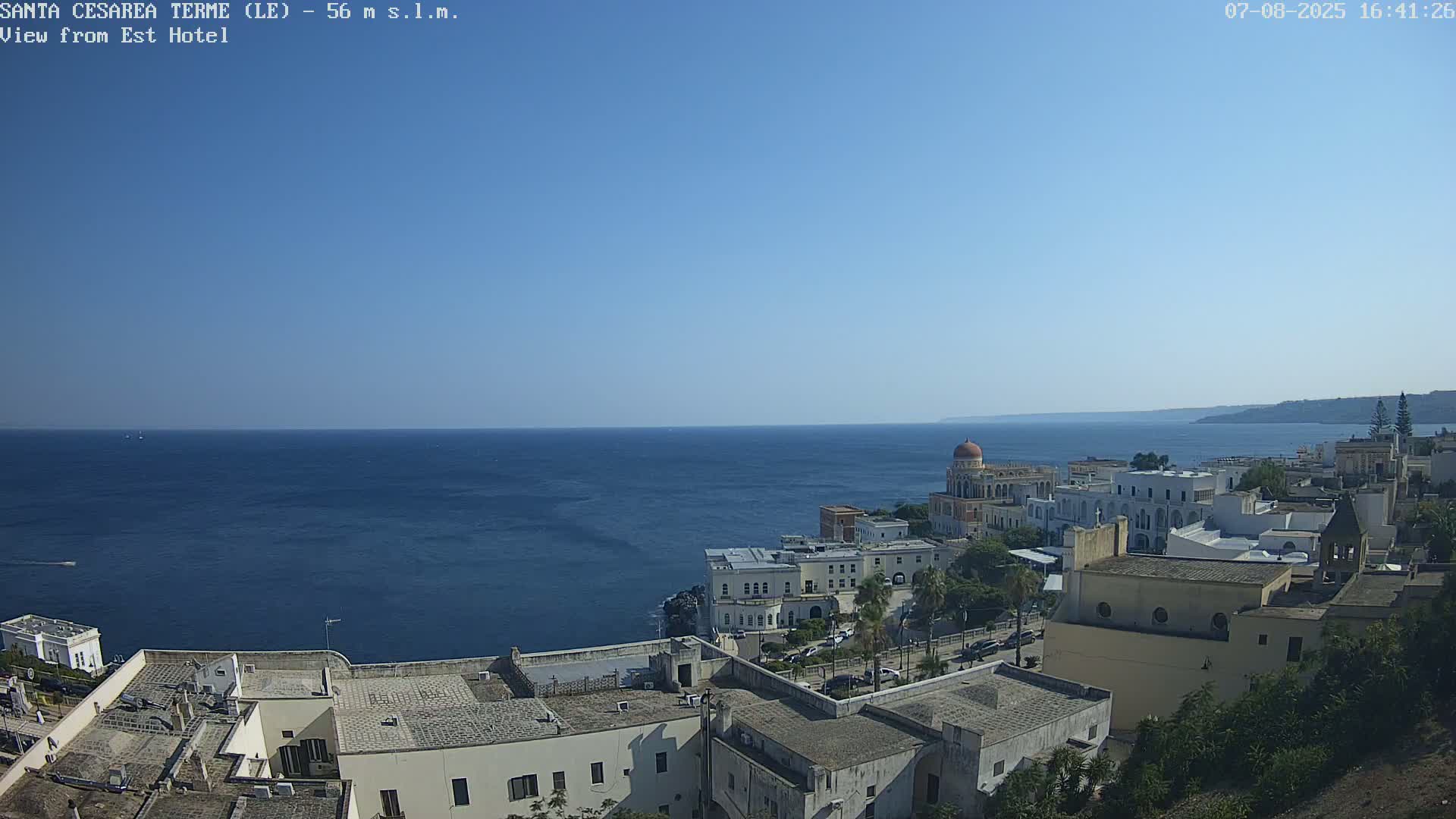 Santa Cesarea Terme, Strait of Otranto Live Cam - Lecce, Apulia, Italy