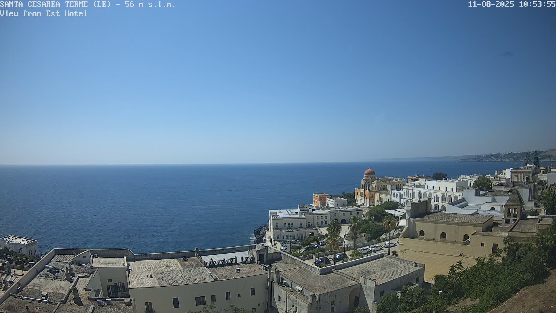 Santa Cesarea Terme, Strait of Otranto Live Cam - Lecce, Apulia, Italy