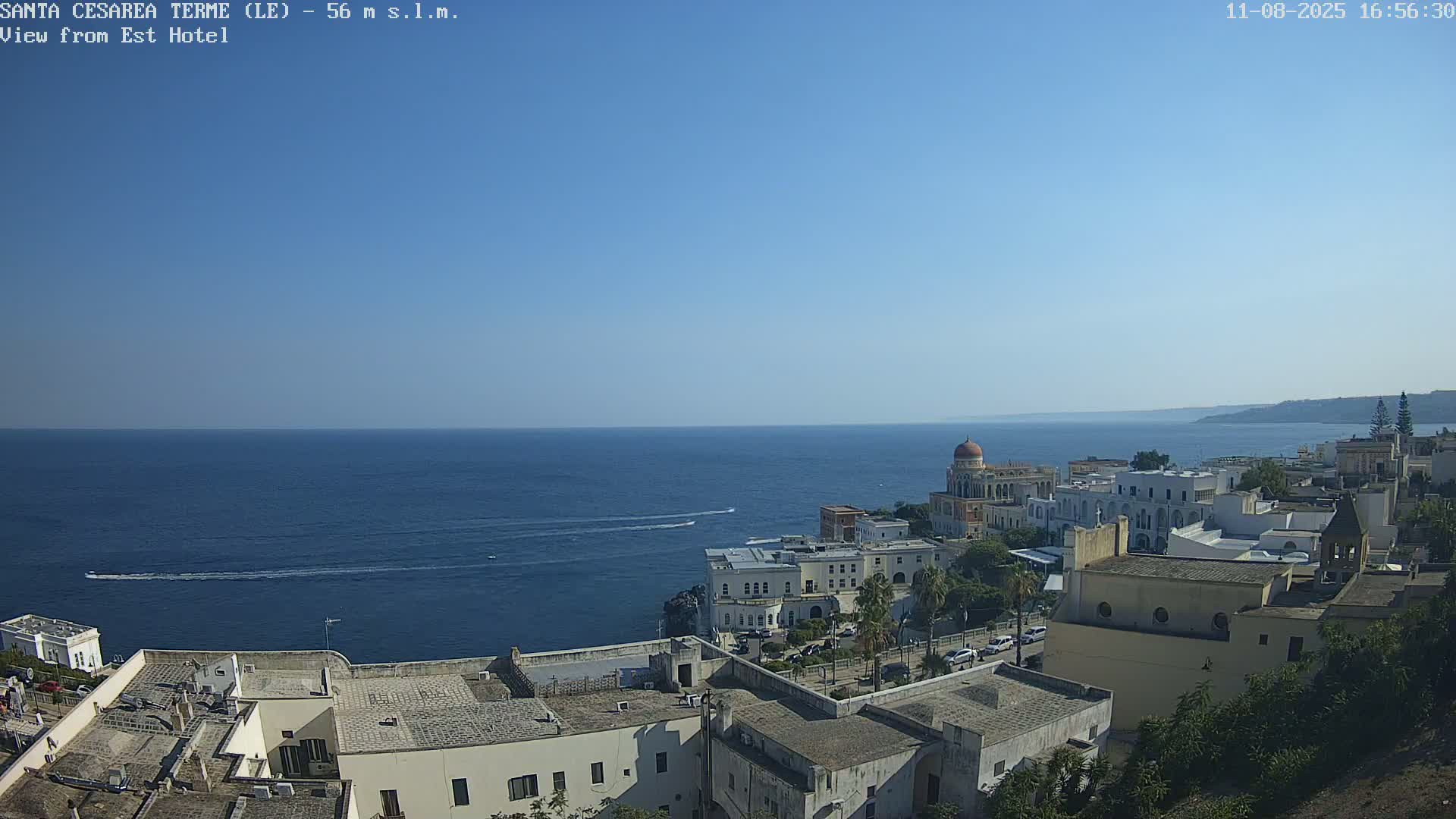 Santa Cesarea Terme, Strait of Otranto Live Cam - Lecce, Apulia, Italy