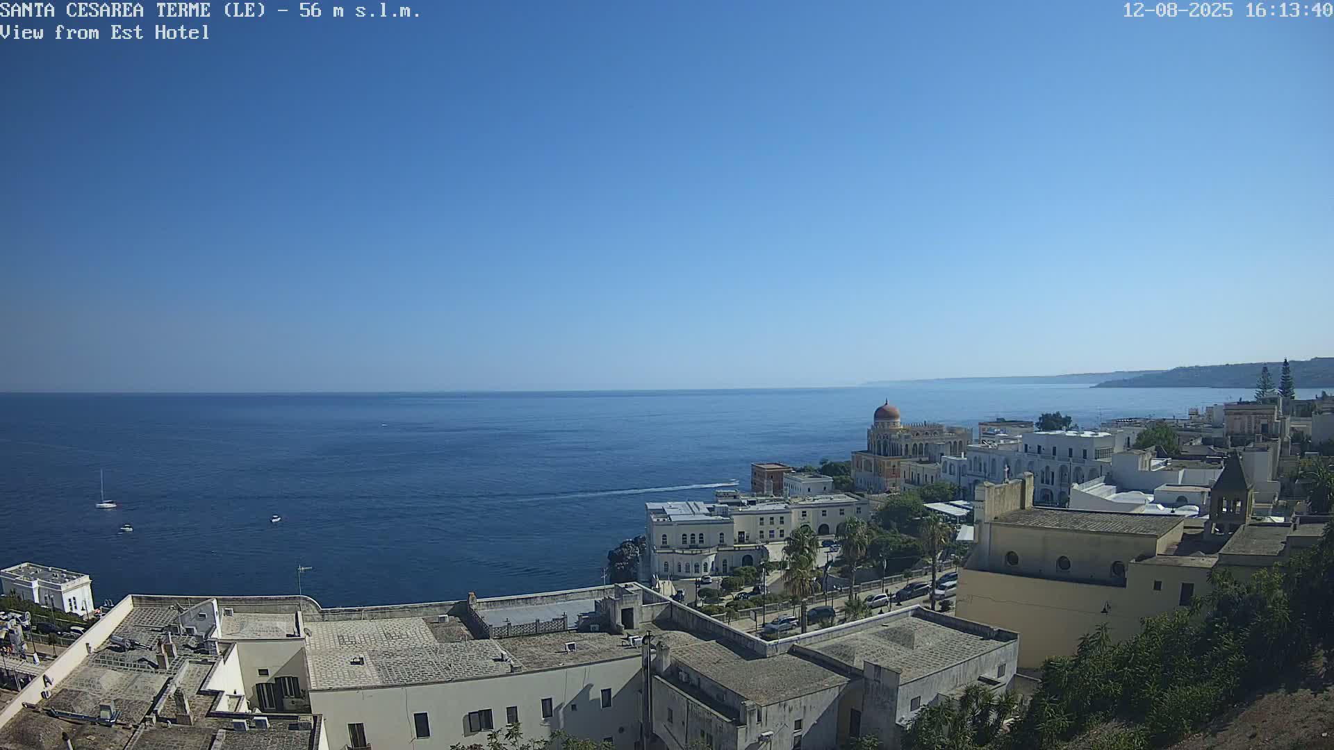 Santa Cesarea Terme, Strait of Otranto Live Cam - Lecce, Apulia, Italy