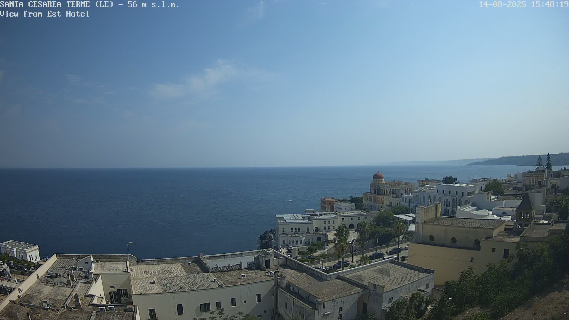 Santa Cesarea Terme, Strait of Otranto Live Cam - Lecce, Apulia, Italy