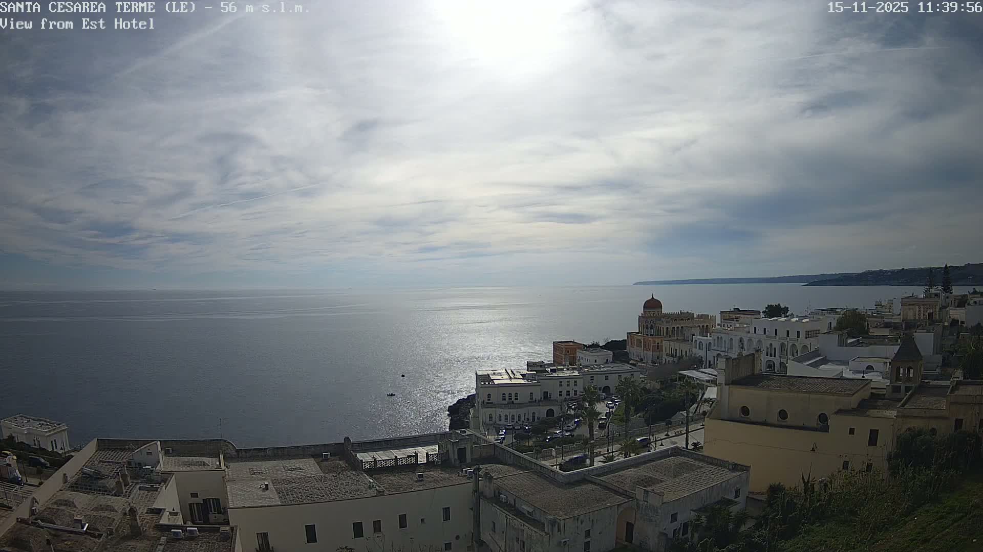 Santa Cesarea Terme, Strait of Otranto Live Cam - Lecce, Apulia, Italy