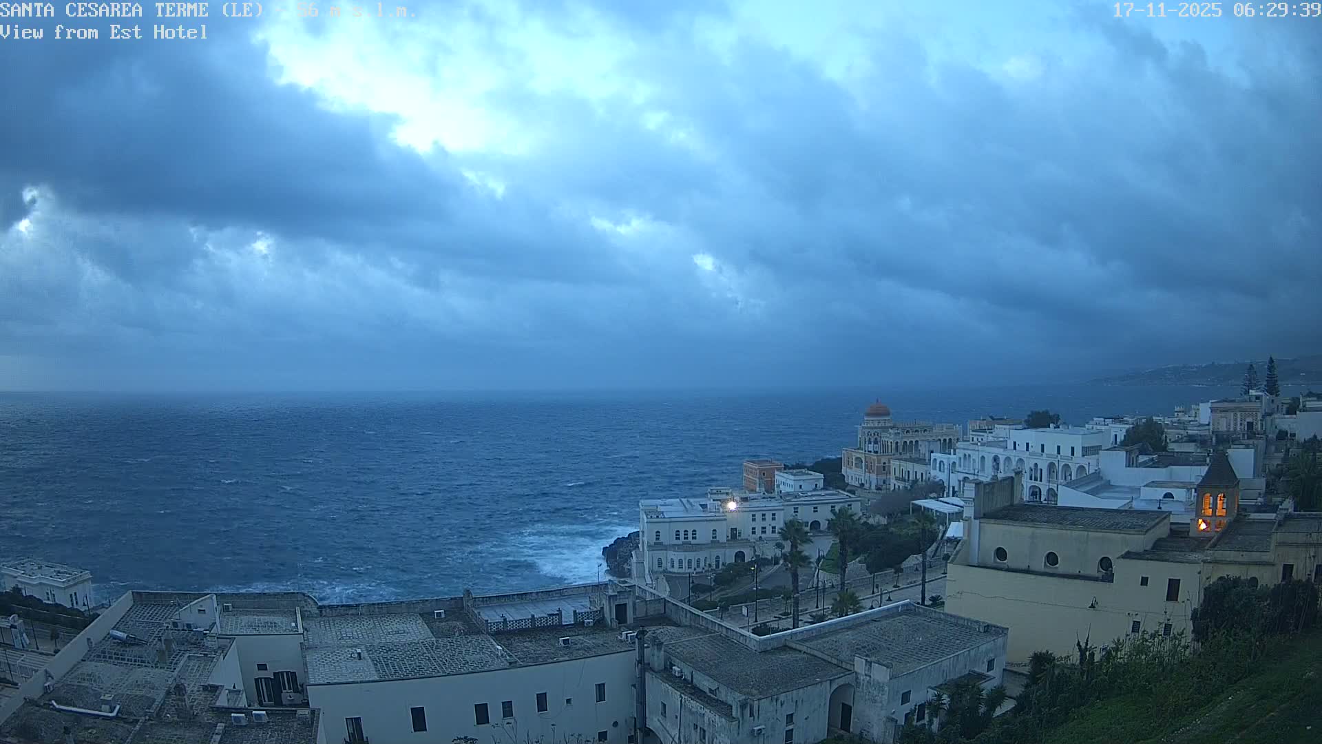 Santa Cesarea Terme, Strait of Otranto Live Cam - Lecce, Apulia, Italy