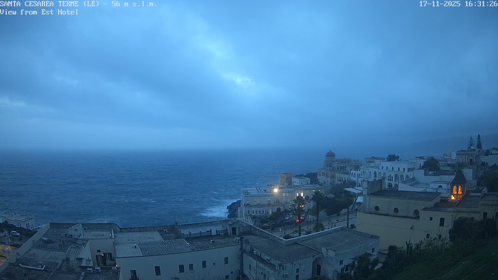 Santa Cesarea Terme, Strait of Otranto Live Cam - Lecce, Apulia, Italy