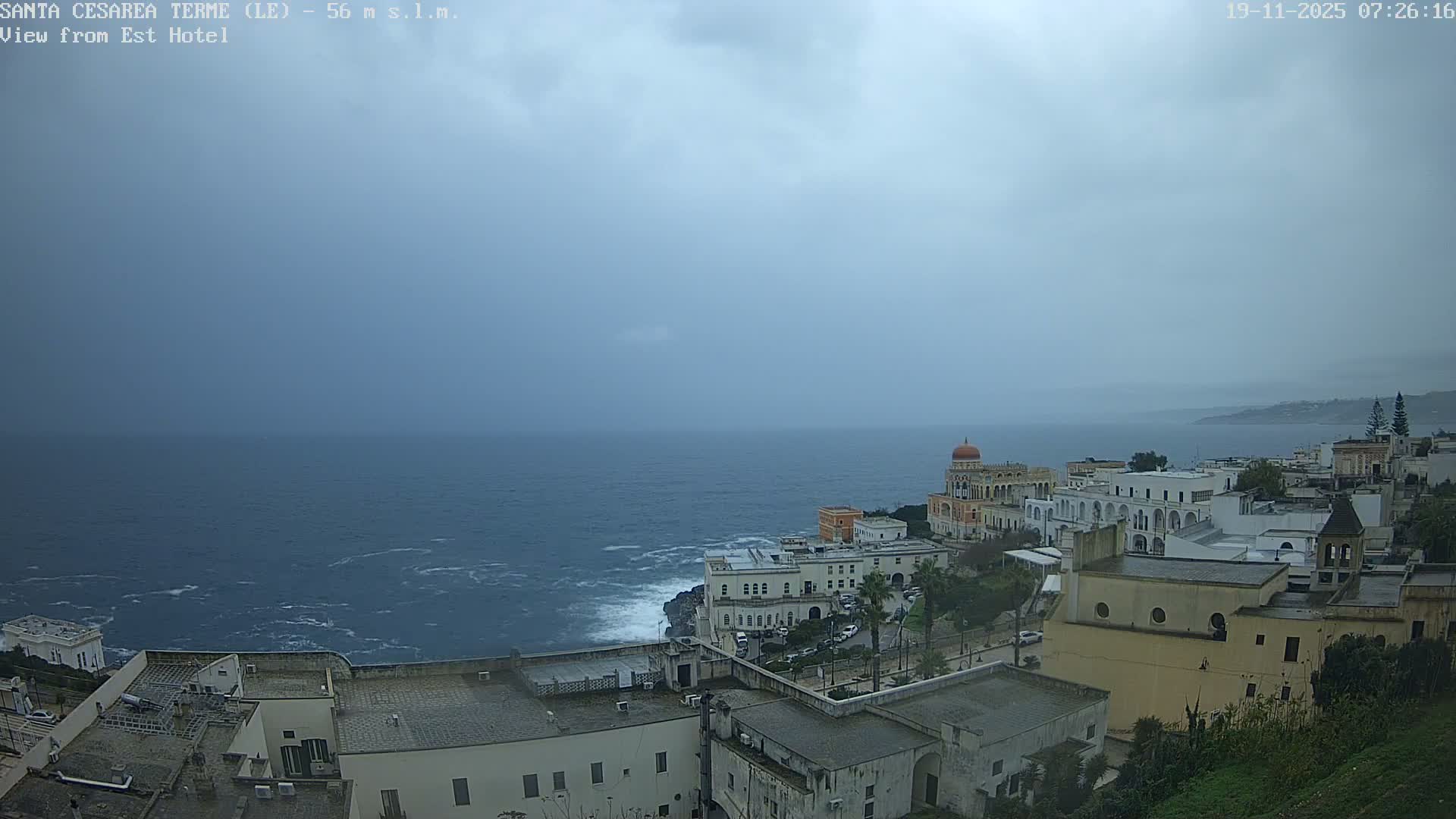 Santa Cesarea Terme, Strait of Otranto Live Cam - Lecce, Apulia, Italy