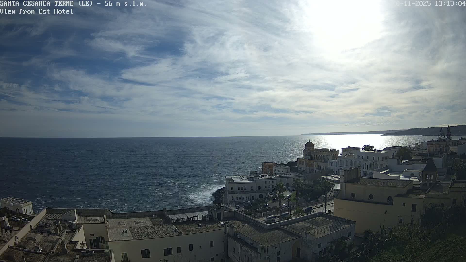 Santa Cesarea Terme, Strait of Otranto Live Cam - Lecce, Apulia, Italy