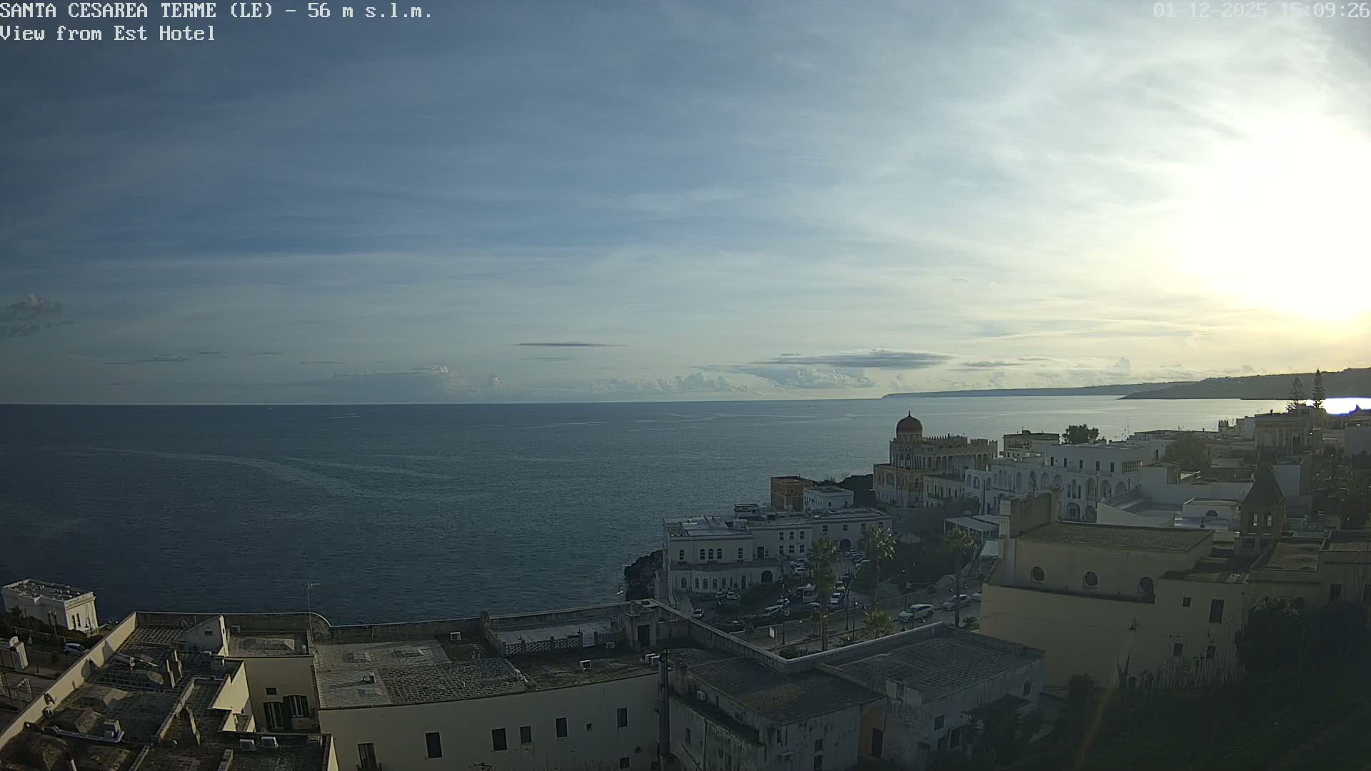 Santa Cesarea Terme, Strait of Otranto Live Cam - Lecce, Apulia, Italy