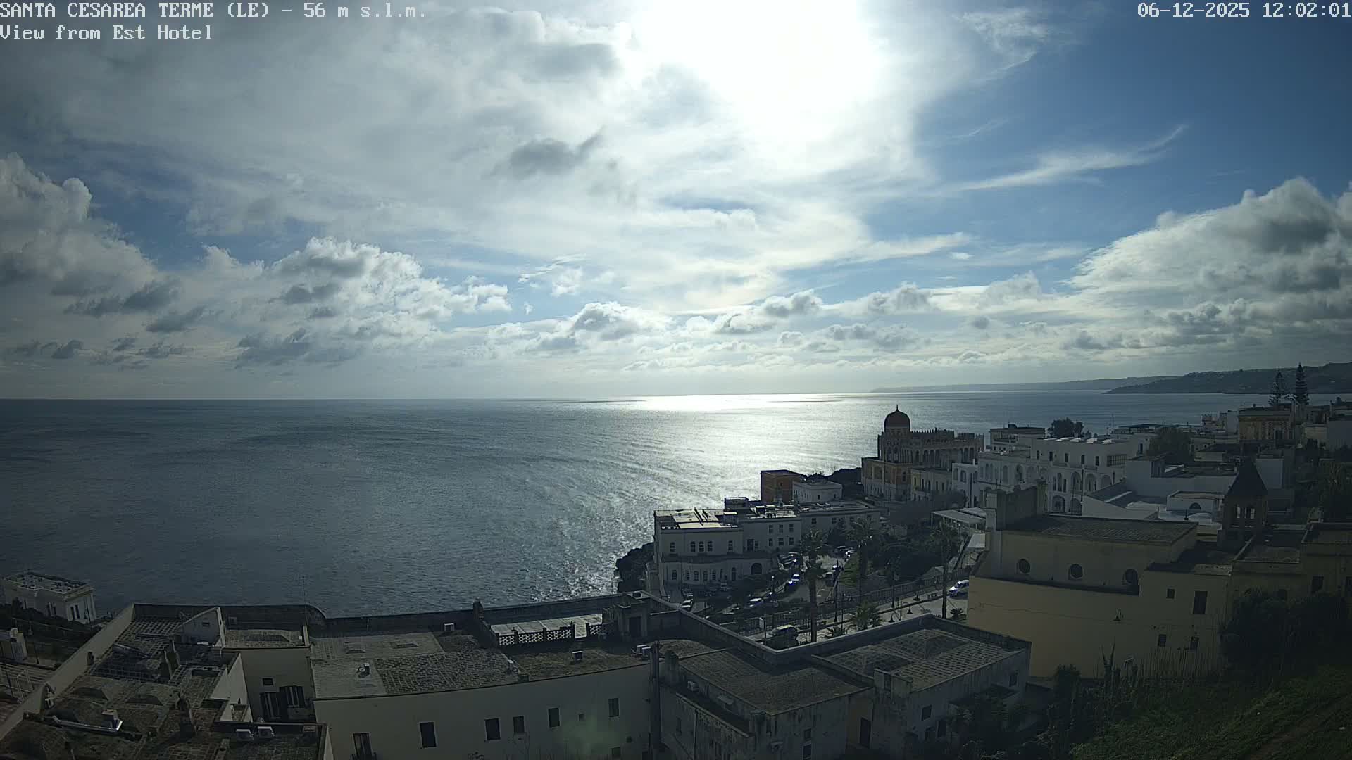 Santa Cesarea Terme, Strait of Otranto Live Cam - Lecce, Apulia, Italy