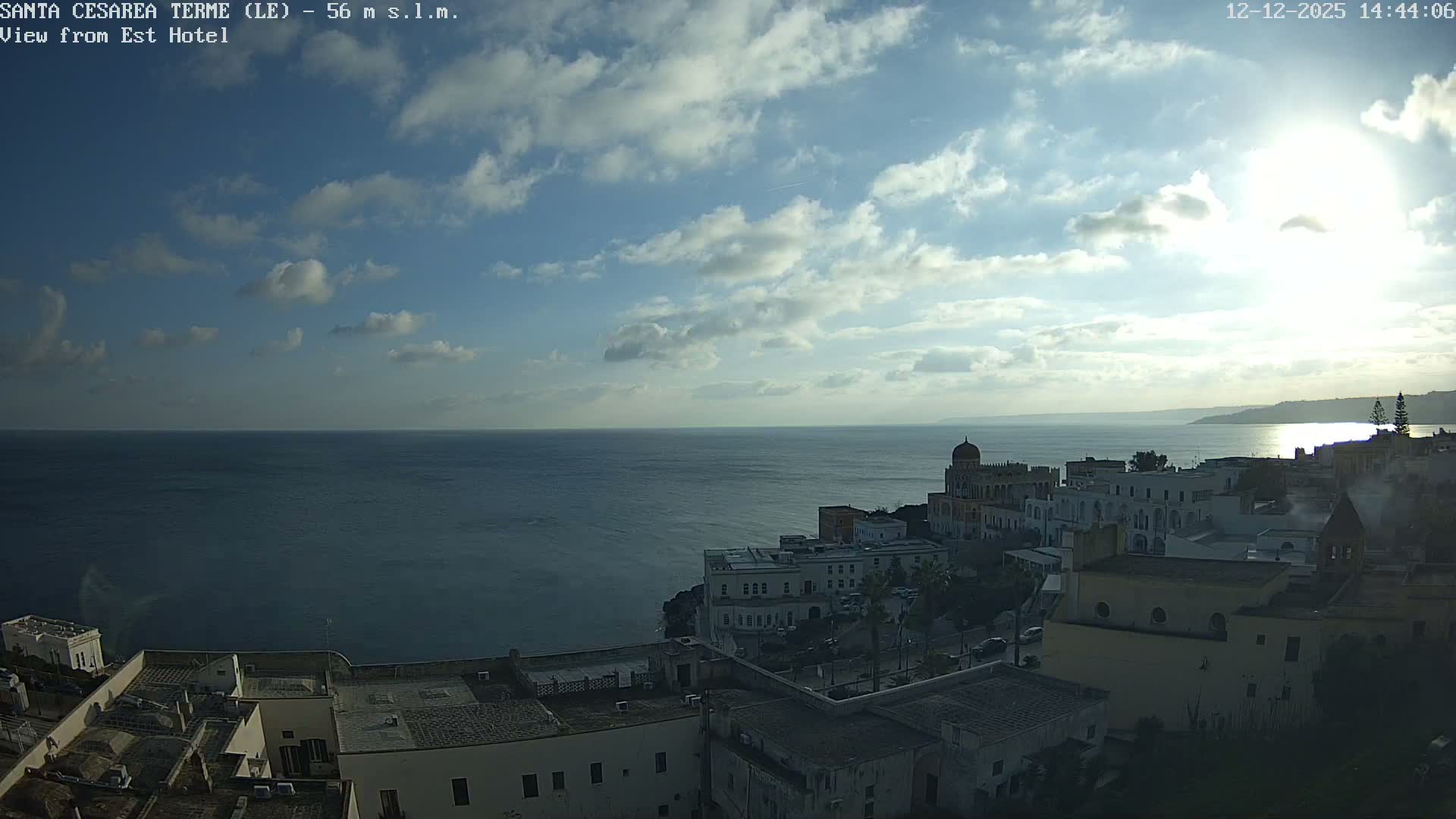 Santa Cesarea Terme, Strait of Otranto Live Cam - Lecce, Apulia, Italy