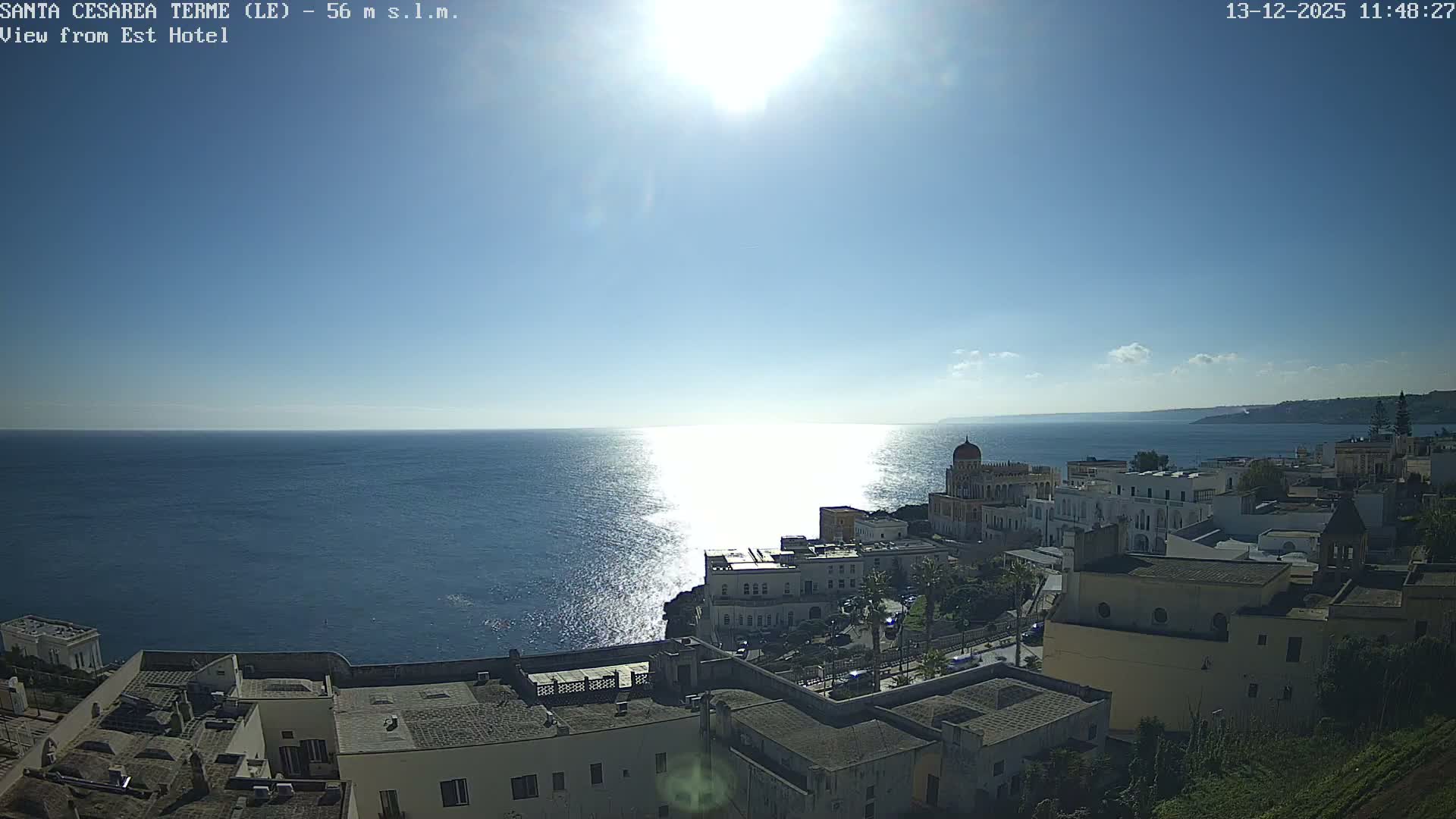 Santa Cesarea Terme, Strait of Otranto Live Cam - Lecce, Apulia, Italy