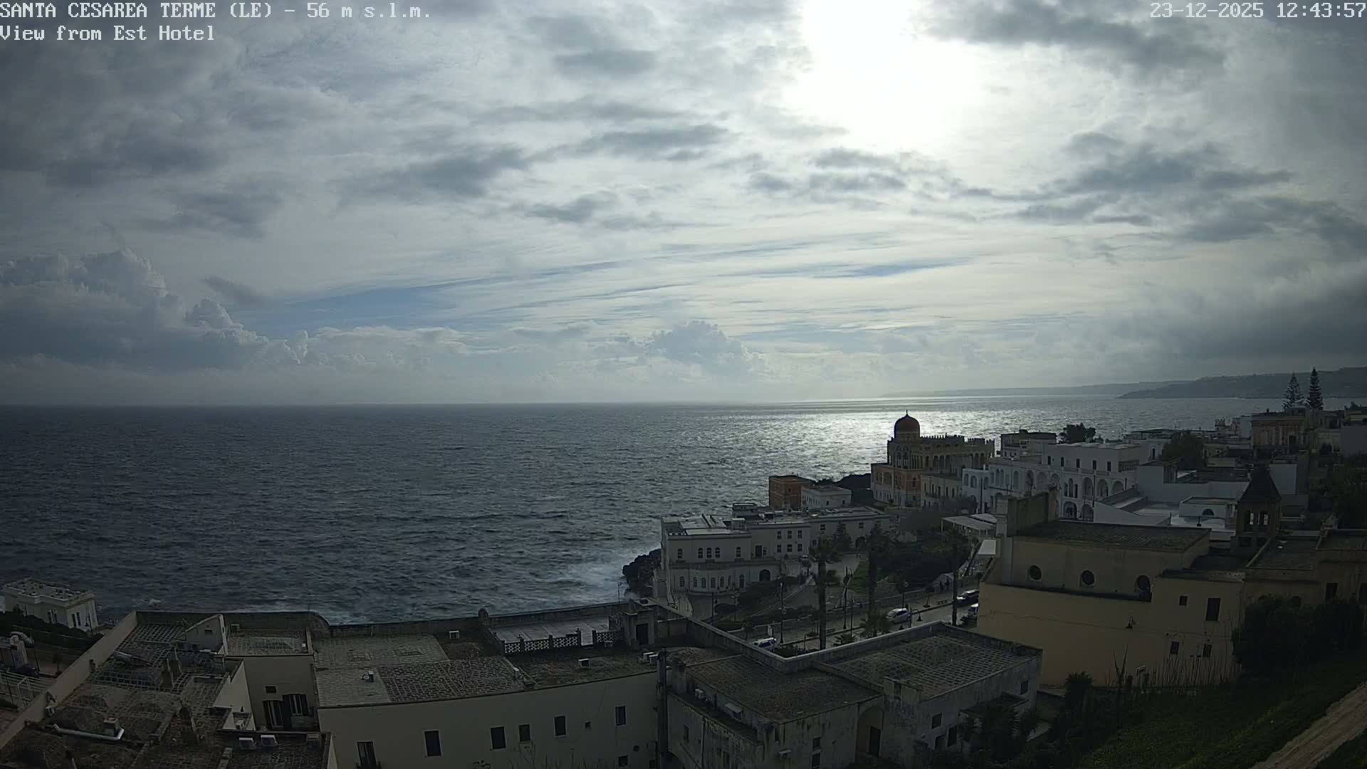 Santa Cesarea Terme, Strait of Otranto Live Cam - Lecce, Apulia, Italy