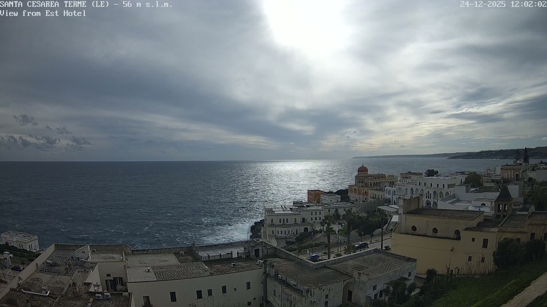 Santa Cesarea Terme, Strait of Otranto Live Cam - Lecce, Apulia, Italy