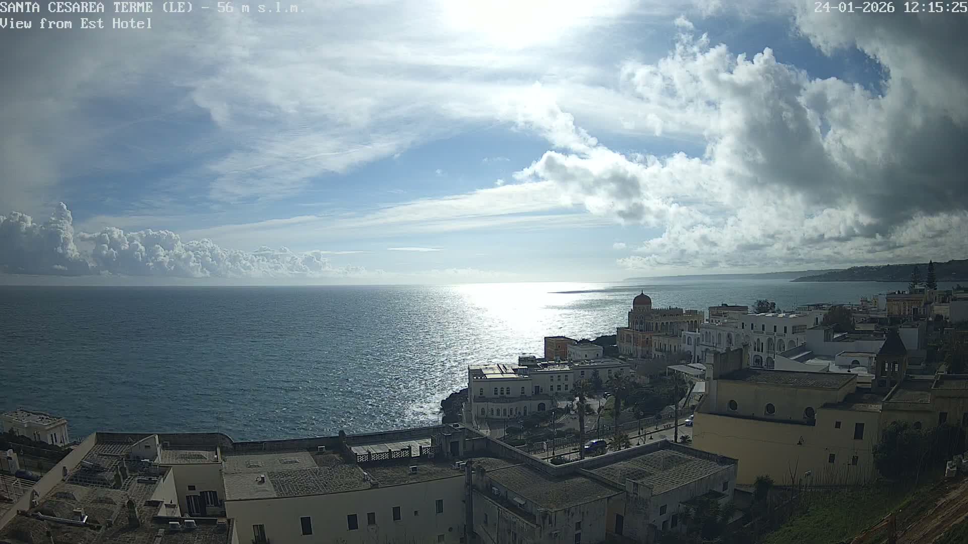 Santa Cesarea Terme, Strait of Otranto Live Cam - Lecce, Apulia, Italy