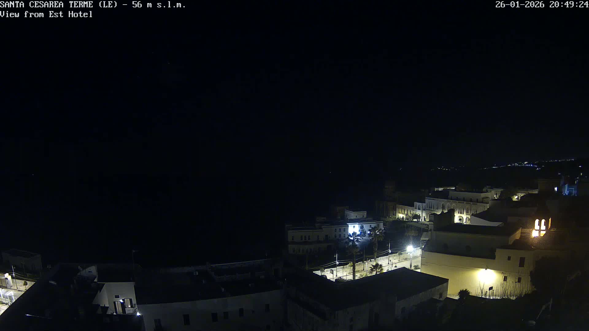 Santa Cesarea Terme, Strait of Otranto Live Cam - Lecce, Apulia, Italy