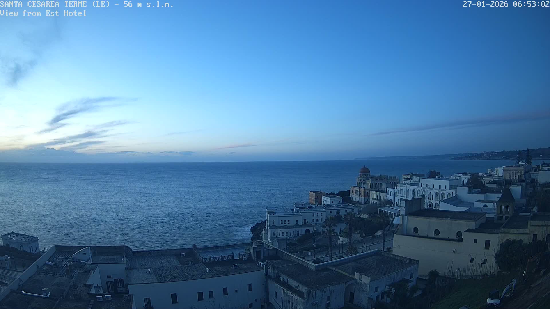 Santa Cesarea Terme, Strait of Otranto Live Cam - Lecce, Apulia, Italy