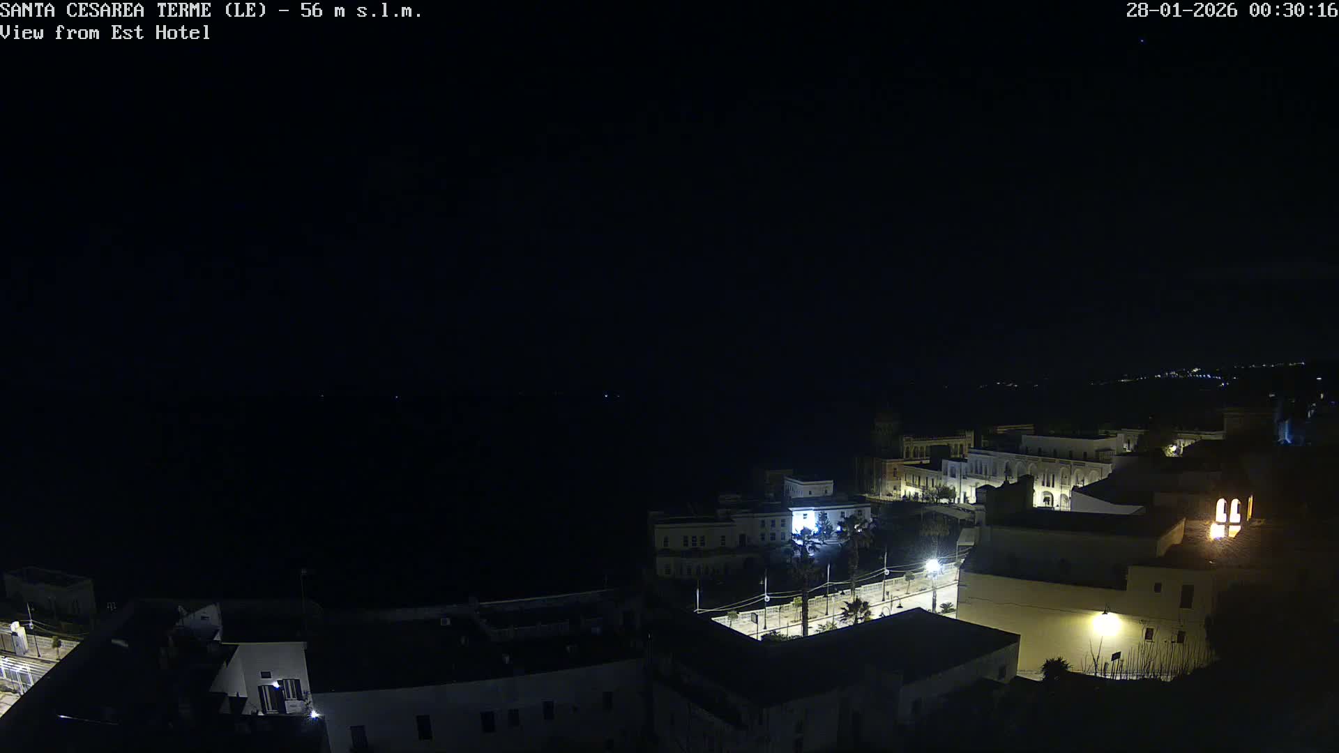 Santa Cesarea Terme, Strait of Otranto Live Cam - Lecce, Apulia, Italy