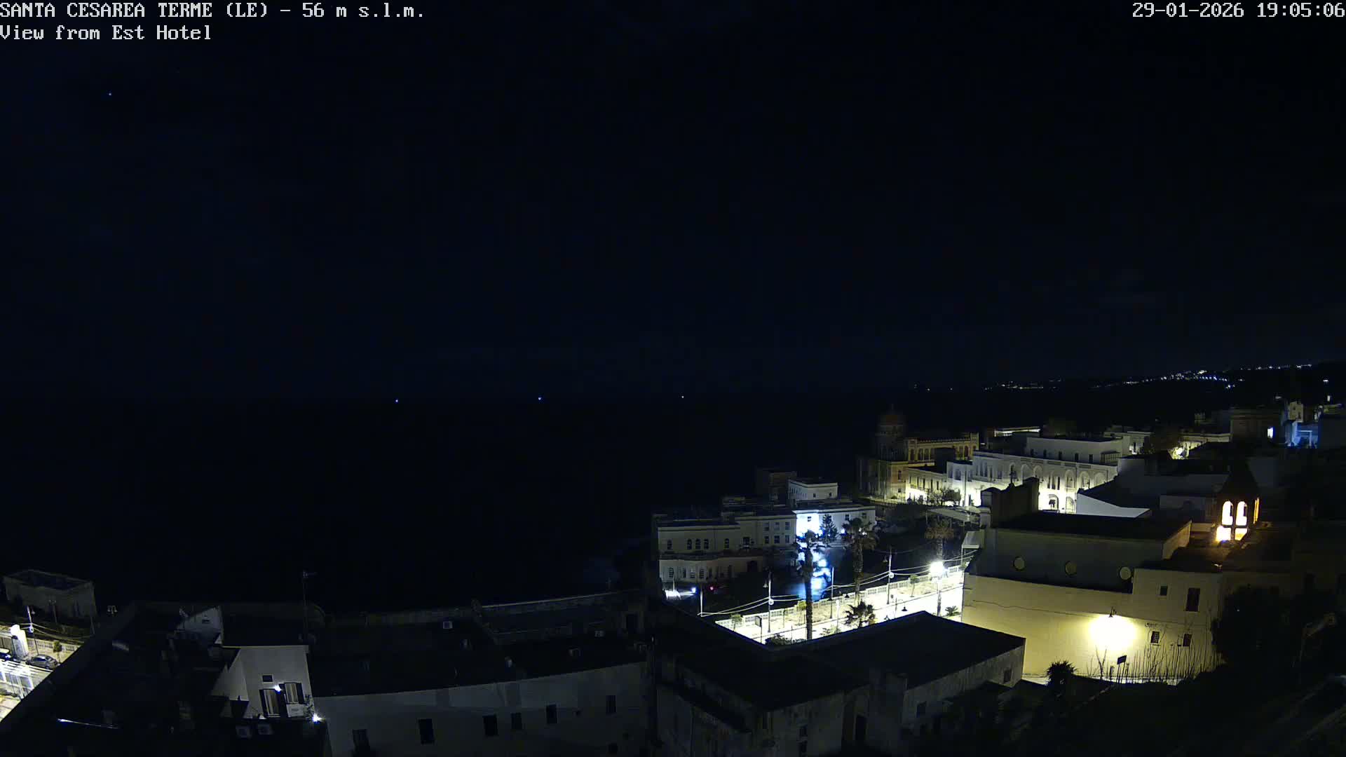 Santa Cesarea Terme, Strait of Otranto Live Cam - Lecce, Apulia, Italy