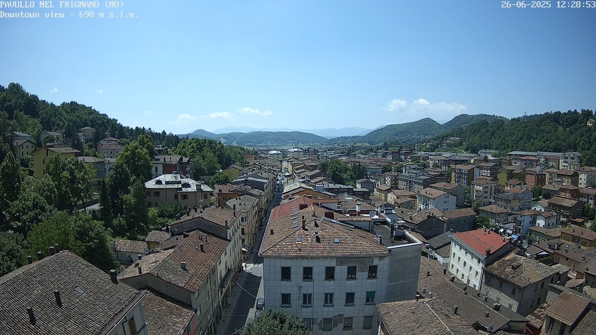 Pavullo nel Frignano, Historic Center Live Cam - Modena, Emilia - Romagna, Italy