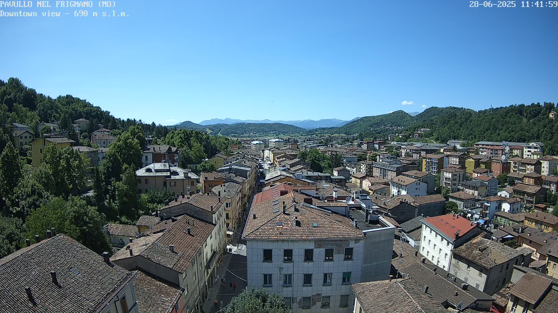 Pavullo nel Frignano, Historic Center Live Cam - Modena, Emilia - Romagna, Italy