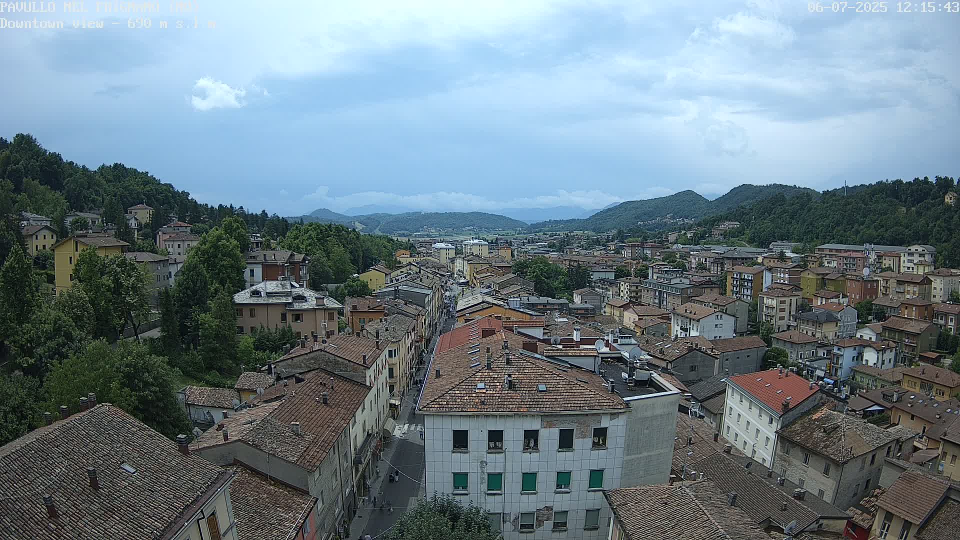 Pavullo nel Frignano, Historic Center Live Cam - Modena, Emilia - Romagna, Italy