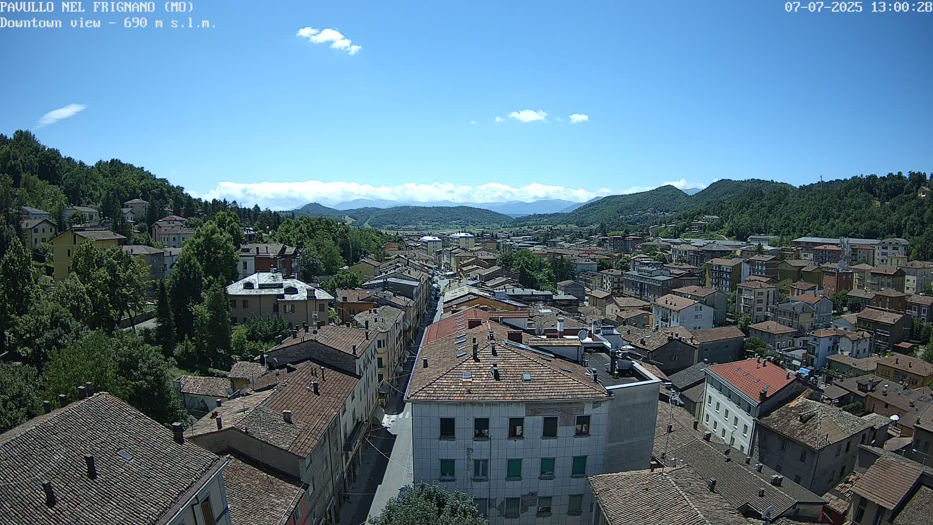 Pavullo nel Frignano, Historic Center Live Cam - Modena, Emilia - Romagna, Italy