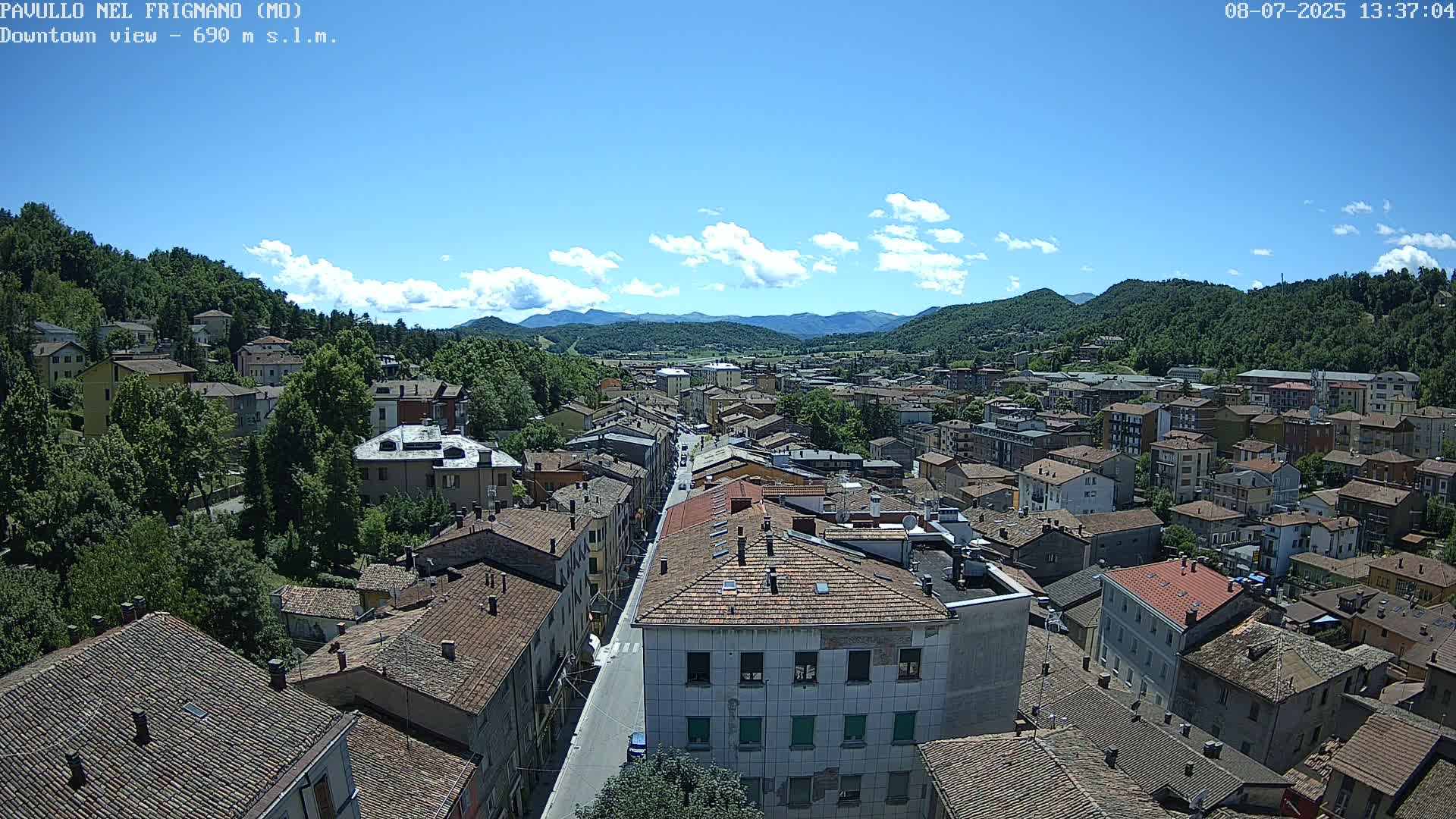 Pavullo nel Frignano, Historic Center Live Cam - Modena, Emilia - Romagna, Italy