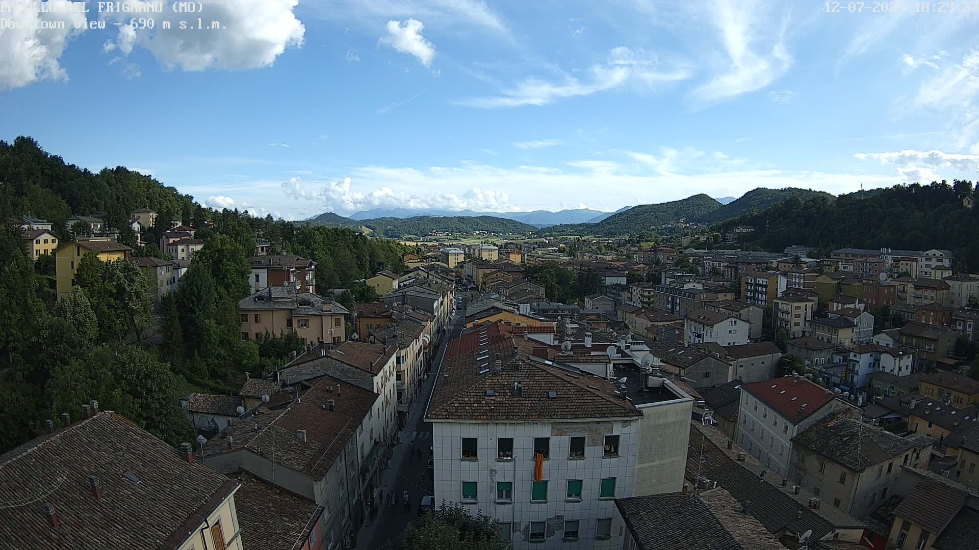 Pavullo nel Frignano, Historic Center Live Cam - Modena, Emilia - Romagna, Italy