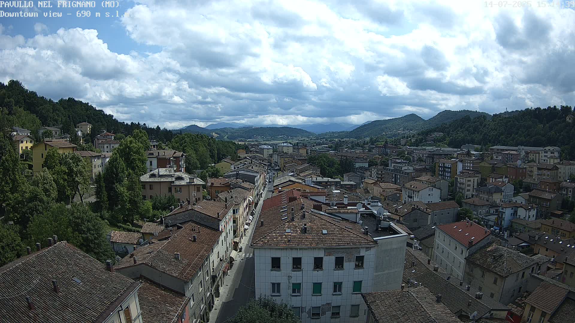 Pavullo nel Frignano, Historic Center Live Cam - Modena, Emilia - Romagna, Italy