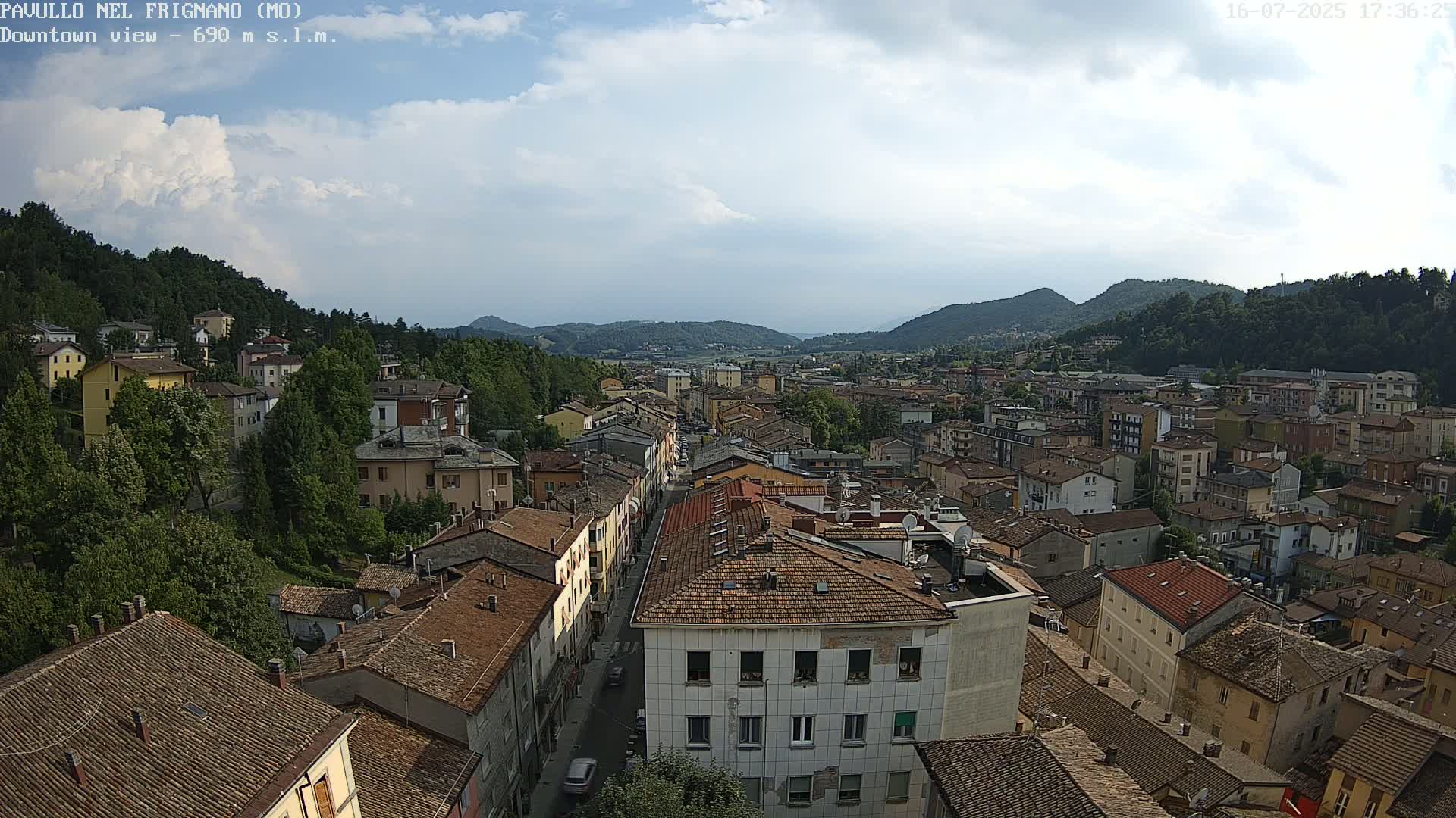 Pavullo nel Frignano, Historic Center Live Cam - Modena, Emilia - Romagna, Italy