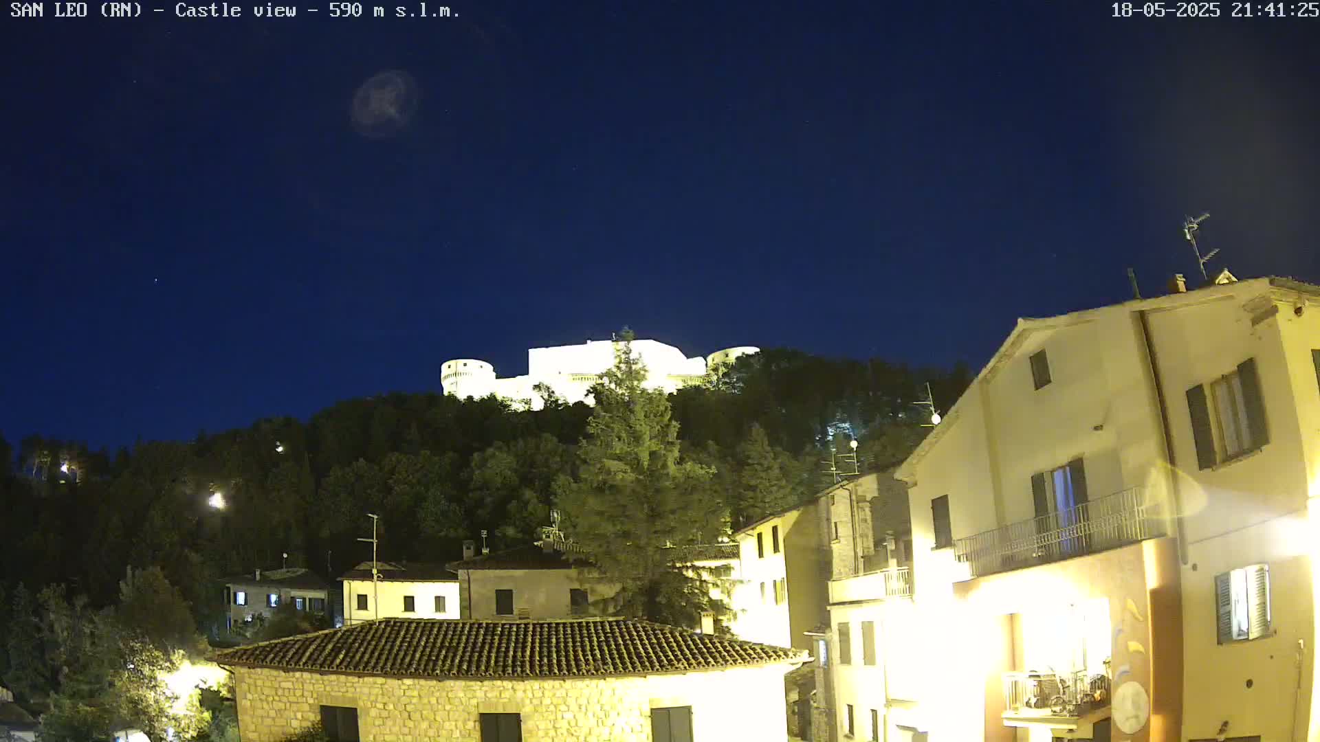 San Leo, Renaissance Fortress Live Cam - Rimini, Emilia-Romagno, Italy