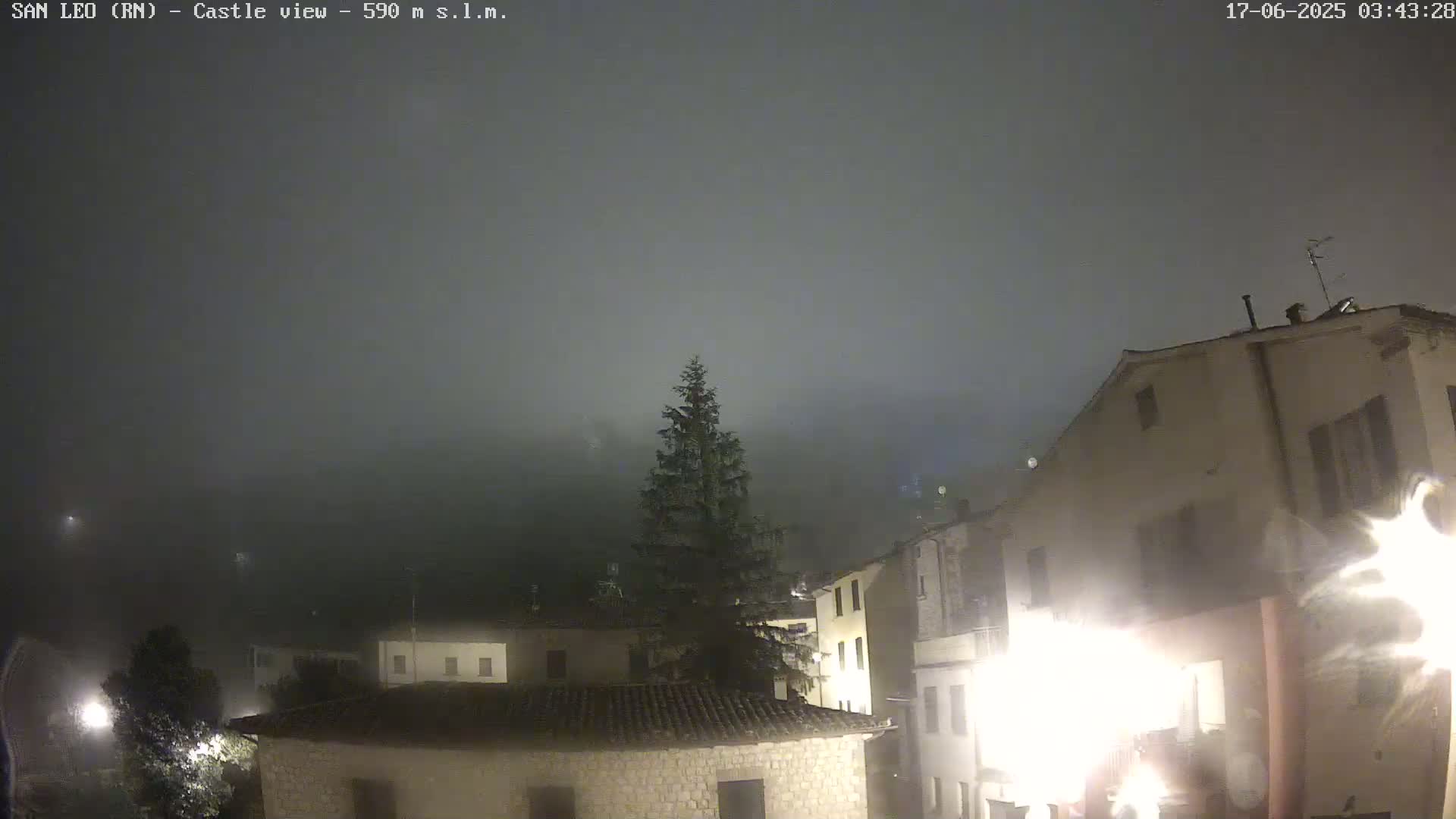 San Leo, Renaissance Fortress Live Cam - Rimini, Emilia-Romagno, Italy