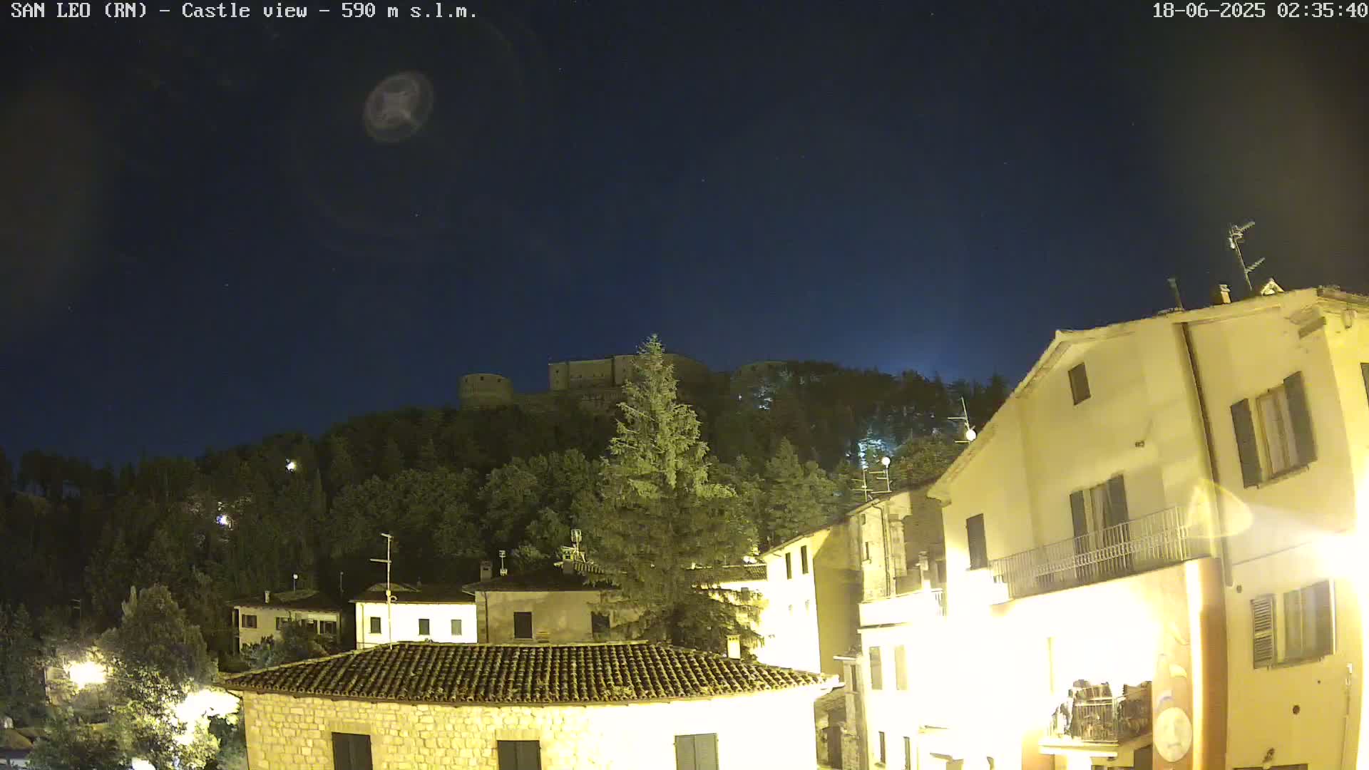 San Leo, Renaissance Fortress Live Cam - Rimini, Emilia-Romagno, Italy