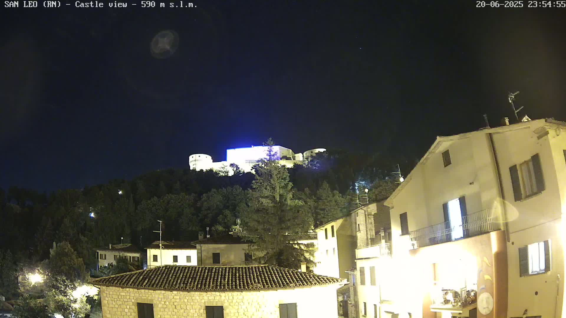 San Leo, Renaissance Fortress Live Cam - Rimini, Emilia-Romagno, Italy