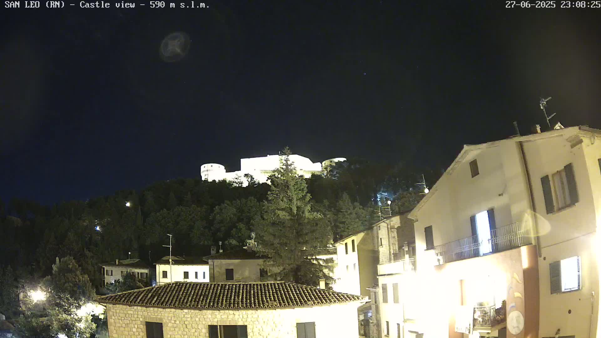 San Leo, Renaissance Fortress Live Cam - Rimini, Emilia-Romagno, Italy