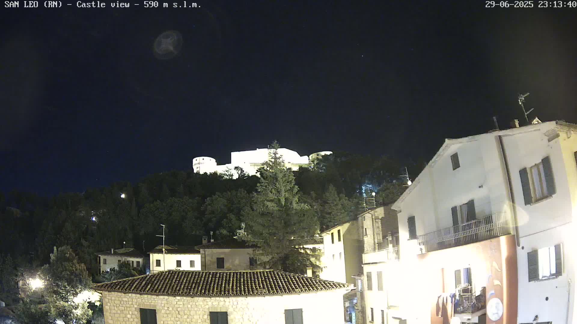 San Leo, Renaissance Fortress Live Cam - Rimini, Emilia-Romagno, Italy