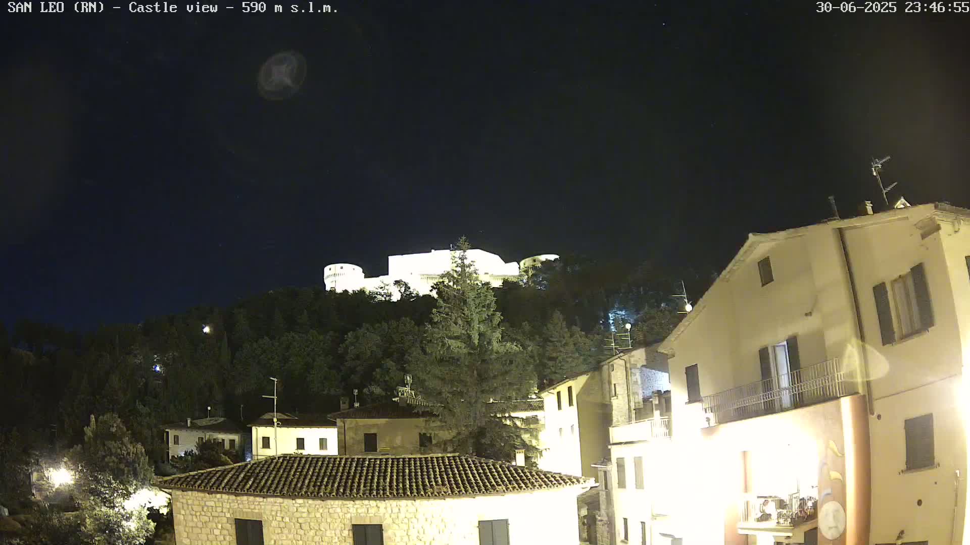 San Leo, Renaissance Fortress Live Cam - Rimini, Emilia-Romagno, Italy