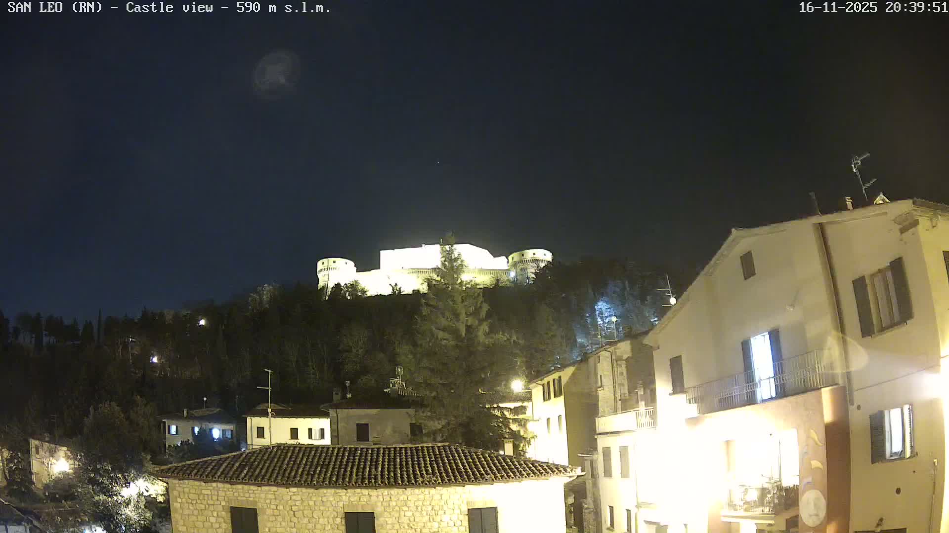 San Leo, Renaissance Fortress Live Cam - Rimini, Emilia-Romagno, Italy