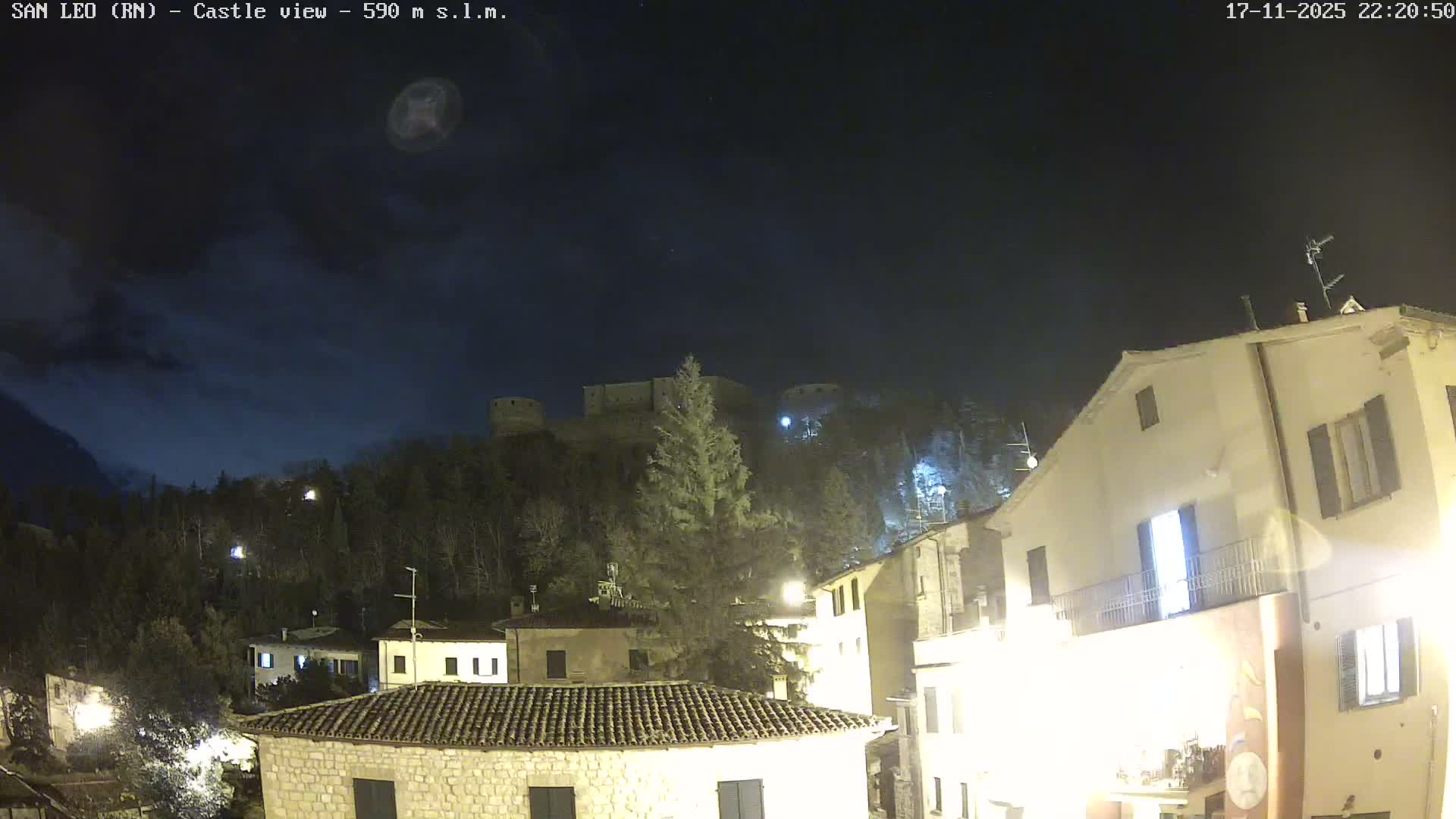 San Leo, Renaissance Fortress Live Cam - Rimini, Emilia-Romagno, Italy