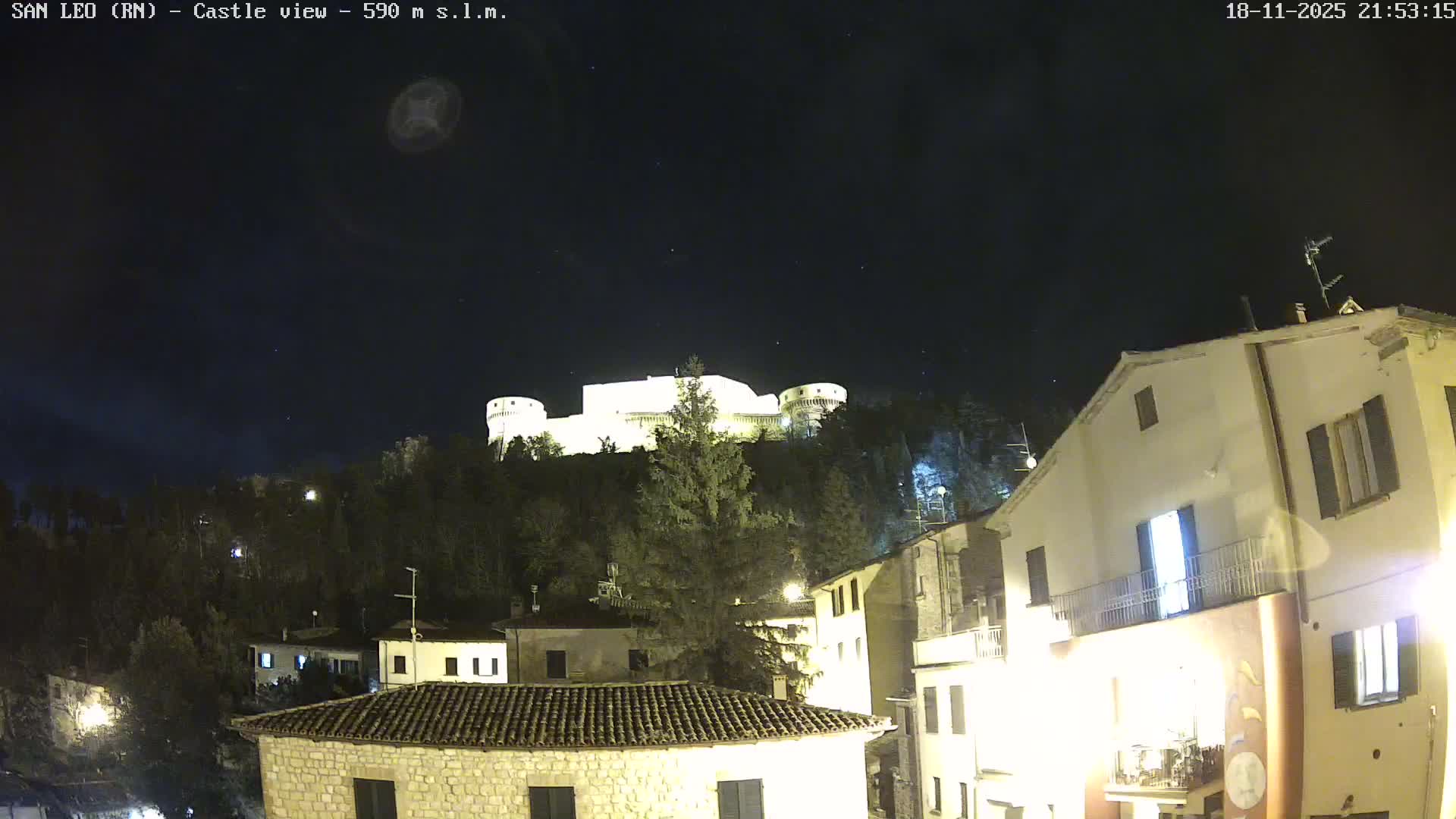 San Leo, Renaissance Fortress Live Cam - Rimini, Emilia-Romagno, Italy