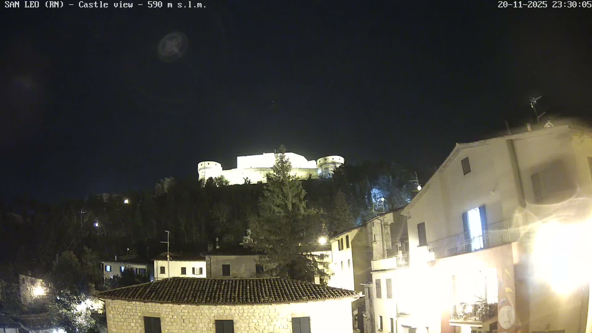 San Leo, Renaissance Fortress Live Cam - Rimini, Emilia-Romagno, Italy