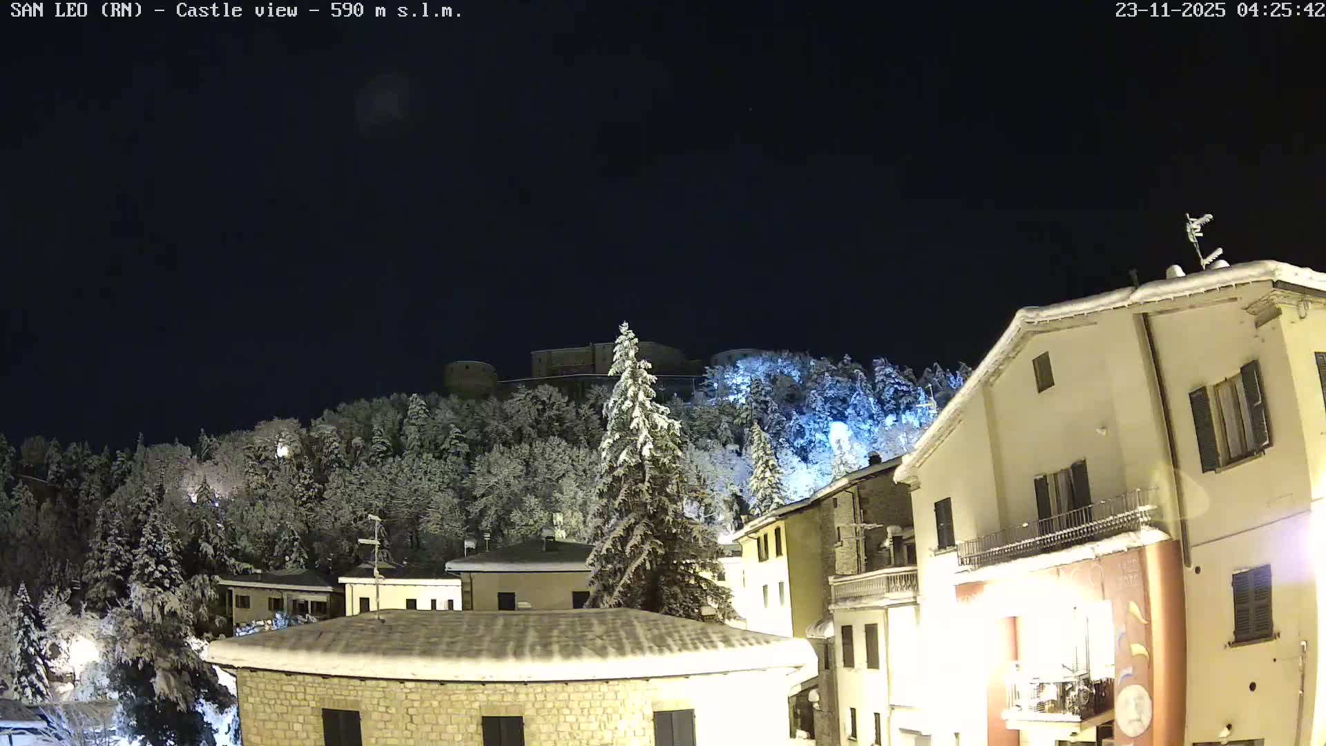 San Leo, Renaissance Fortress Live Cam - Rimini, Emilia-Romagno, Italy