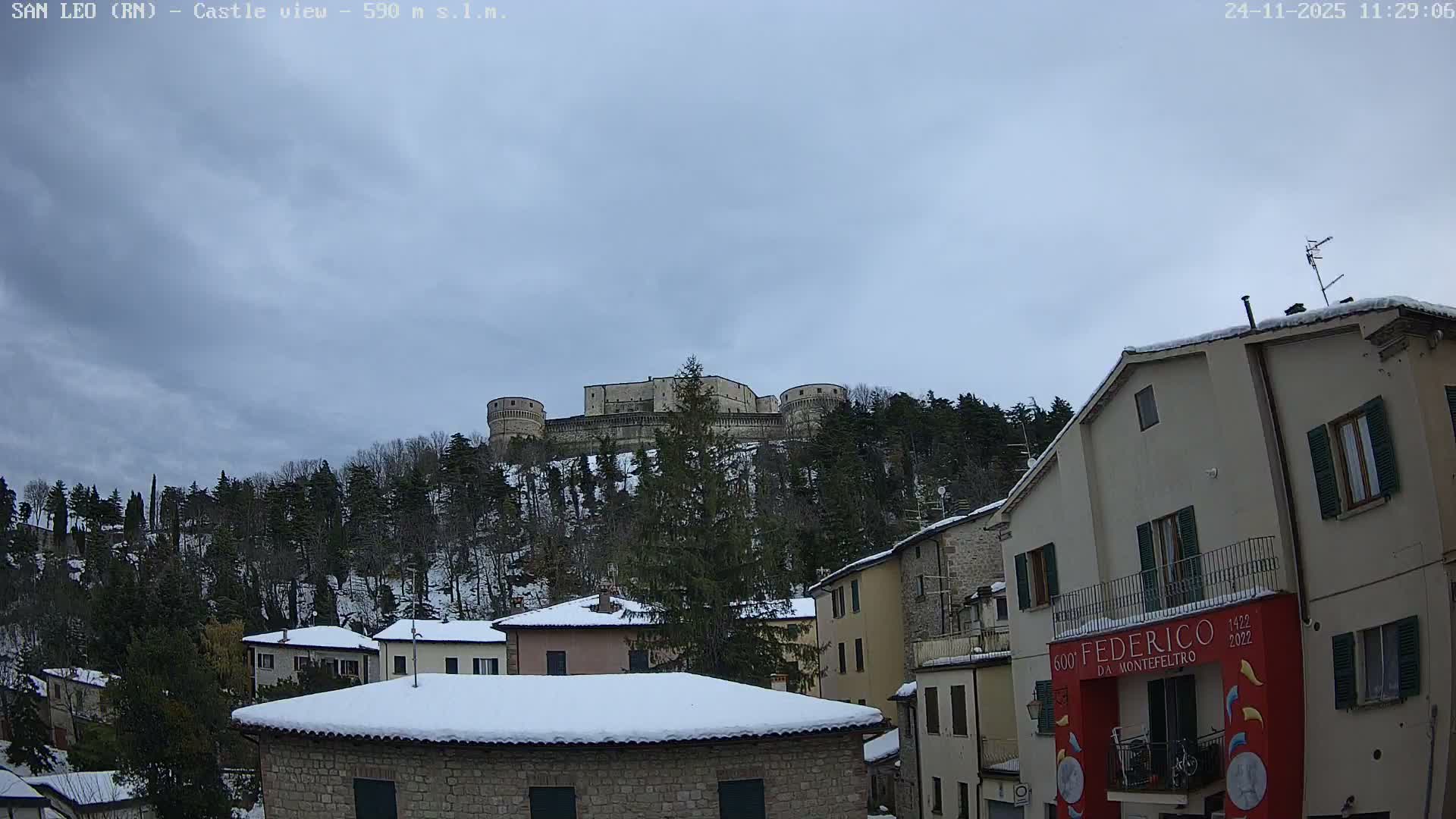 San Leo, Renaissance Fortress Live Cam - Rimini, Emilia-Romagno, Italy