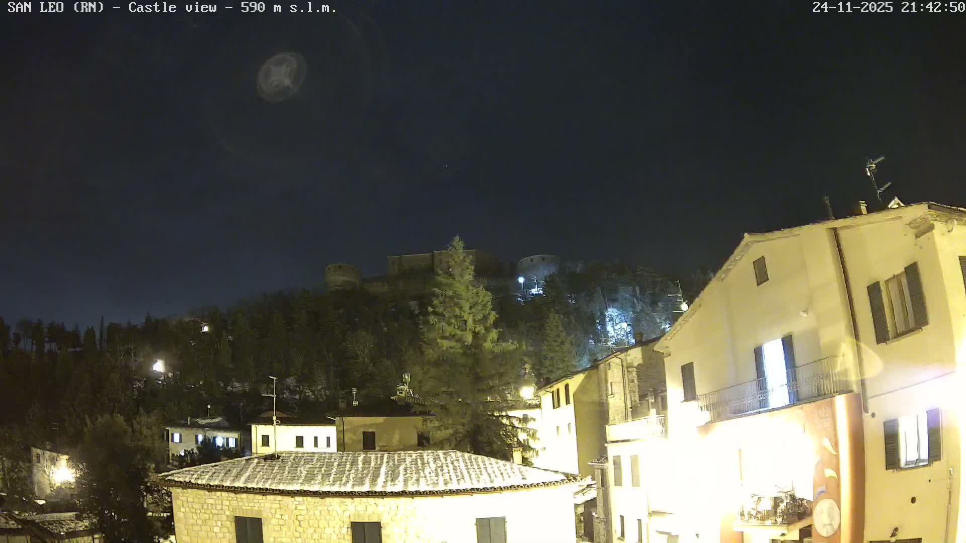 San Leo, Renaissance Fortress Live Cam - Rimini, Emilia-Romagno, Italy
