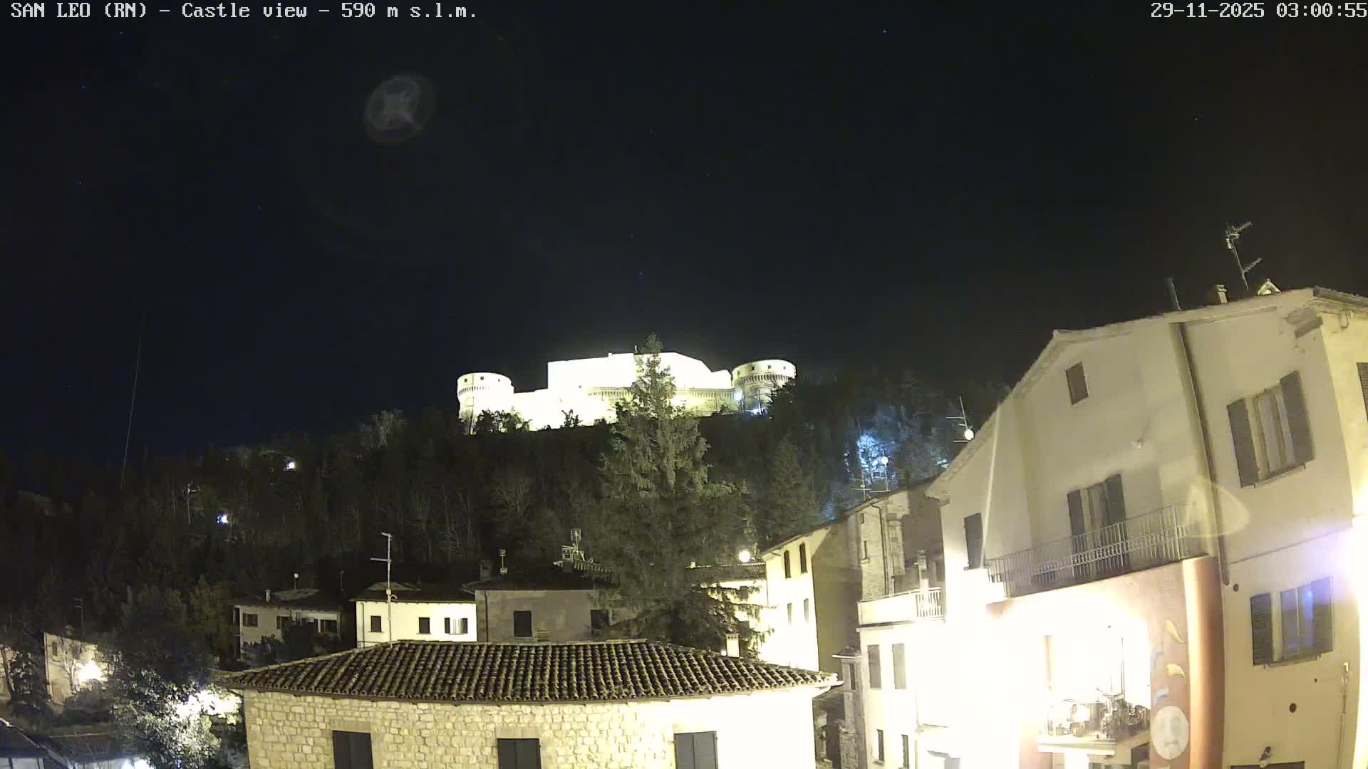 San Leo, Renaissance Fortress Live Cam - Rimini, Emilia-Romagno, Italy