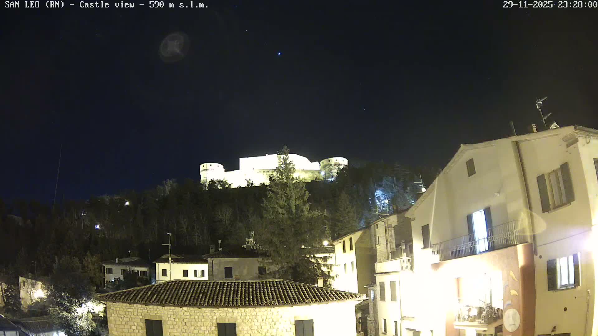 San Leo, Renaissance Fortress Live Cam - Rimini, Emilia-Romagno, Italy