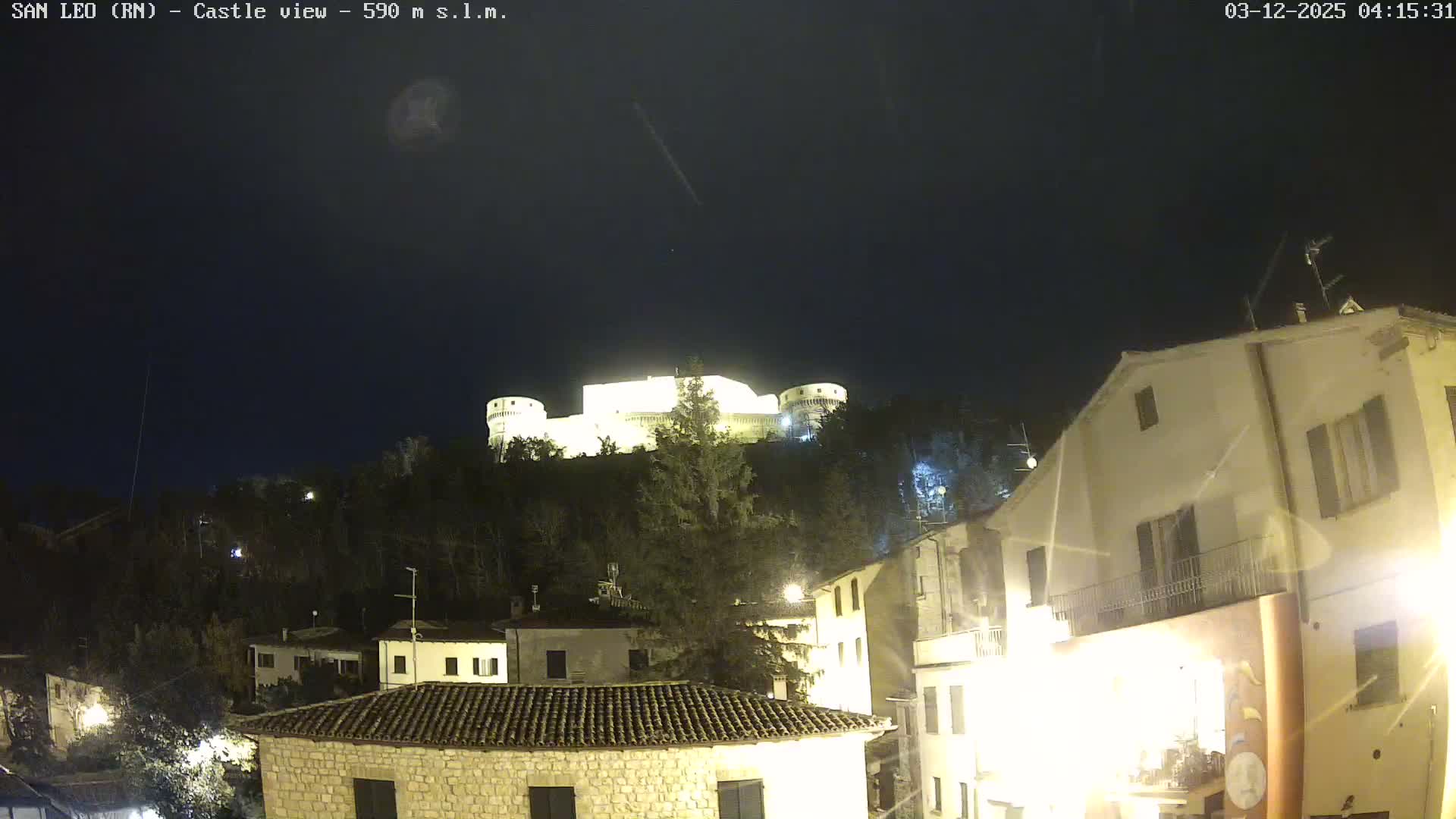 San Leo, Renaissance Fortress Live Cam - Rimini, Emilia-Romagno, Italy
