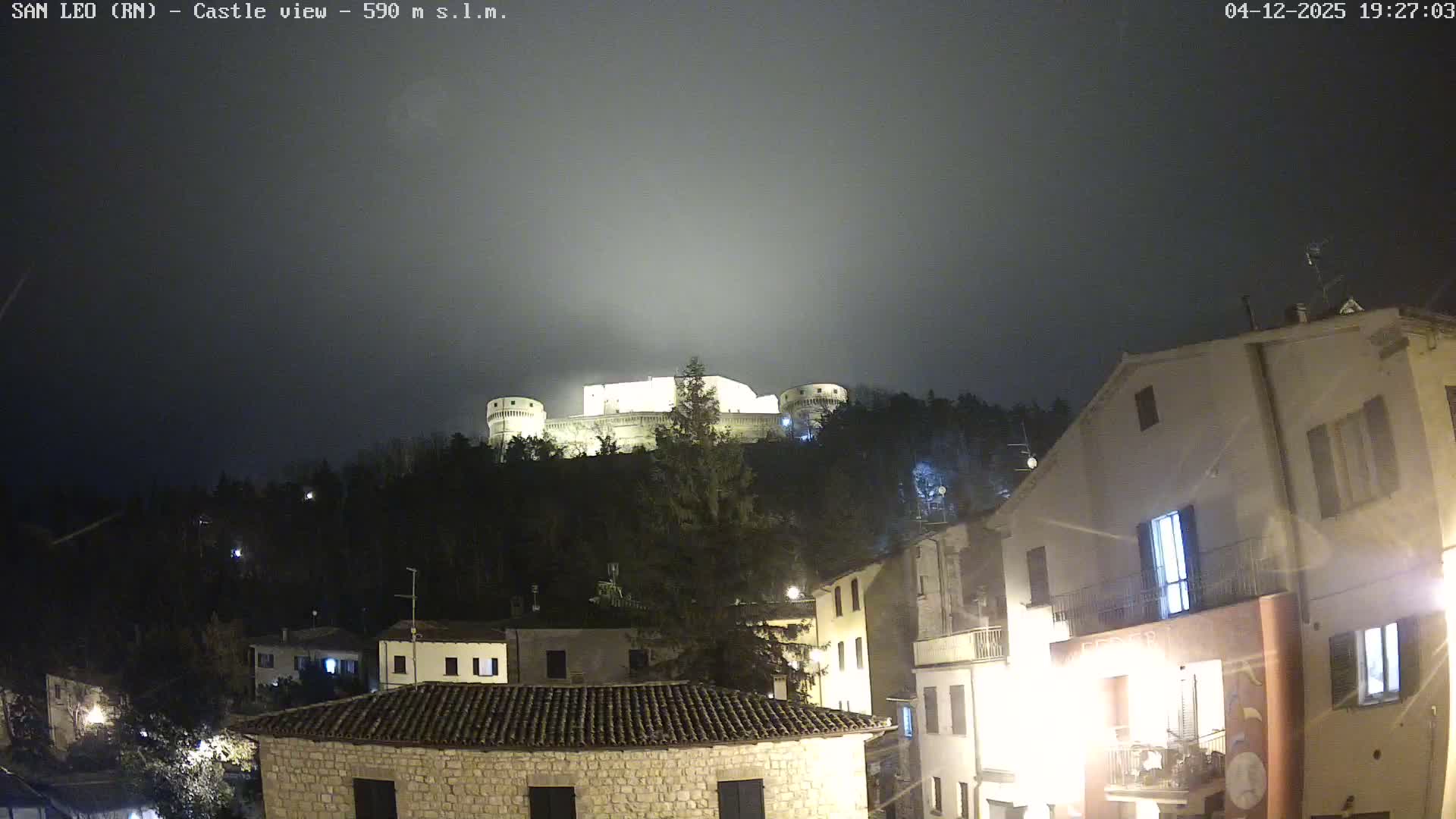 San Leo, Renaissance Fortress Live Cam - Rimini, Emilia-Romagno, Italy